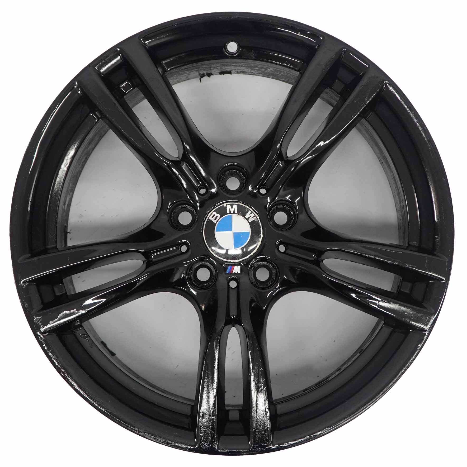 BMW F30 F31 F32 F33 Schwarz Alu Felge Alufelge 18" M Sternspeiche 400 8J ET:34