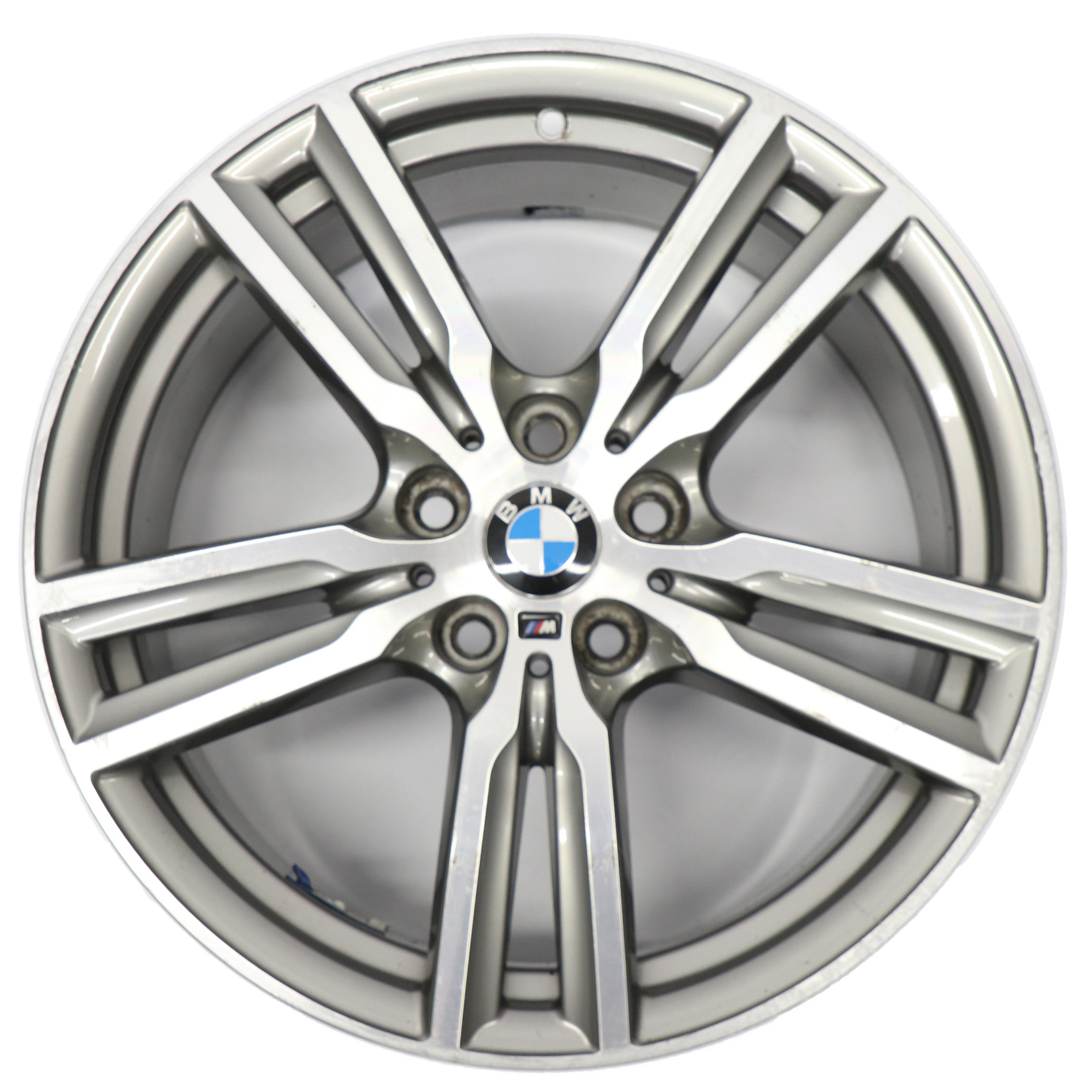 BMW F45 F46 Ferric Grey Alloy Wheel Rim 18" M Double Spoke 486 ET:57 8J 7848602