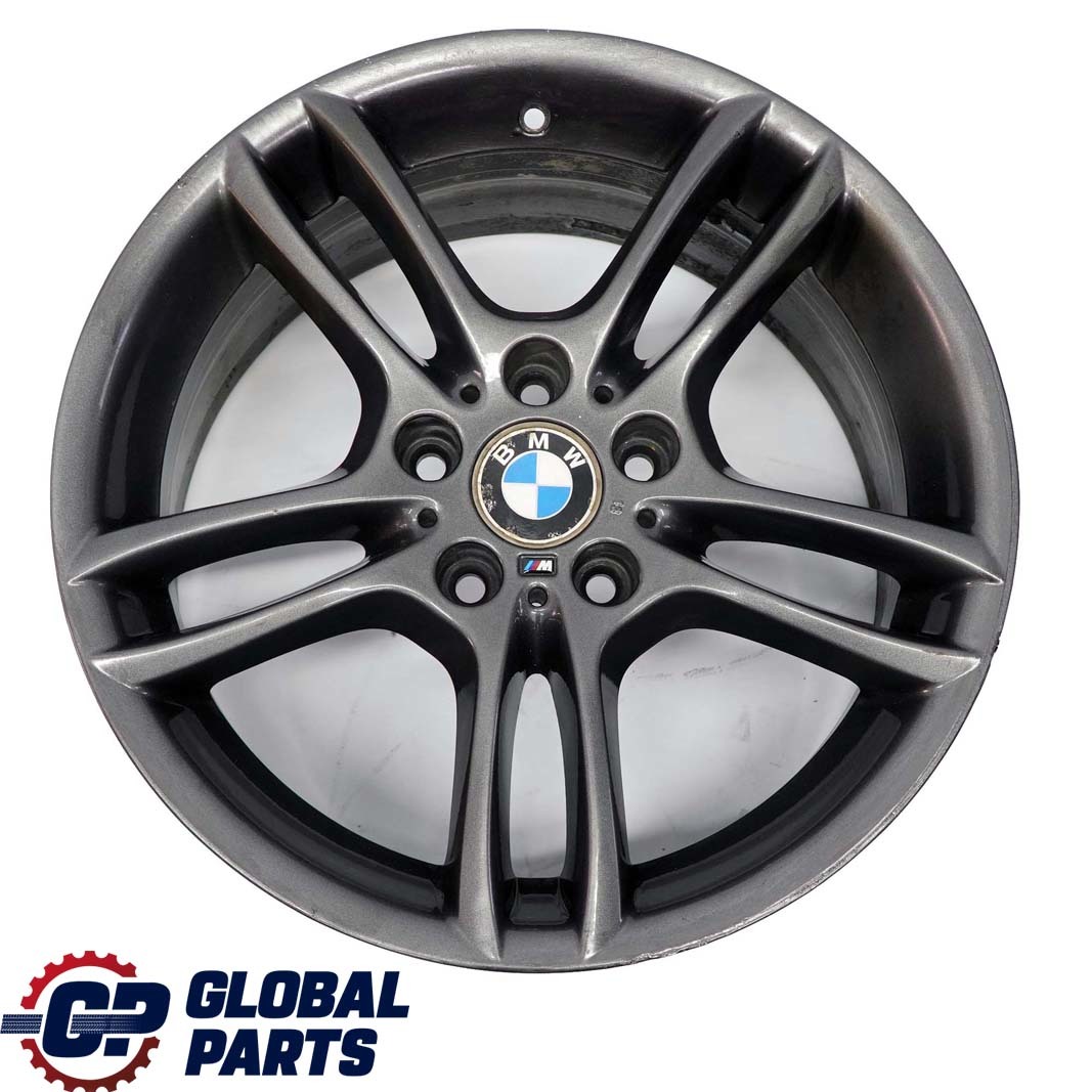 BMW E81 E87 Grau Hinten Alu Felge Alufelge 18" M Doppelspeiche 261 8,5J 7891051