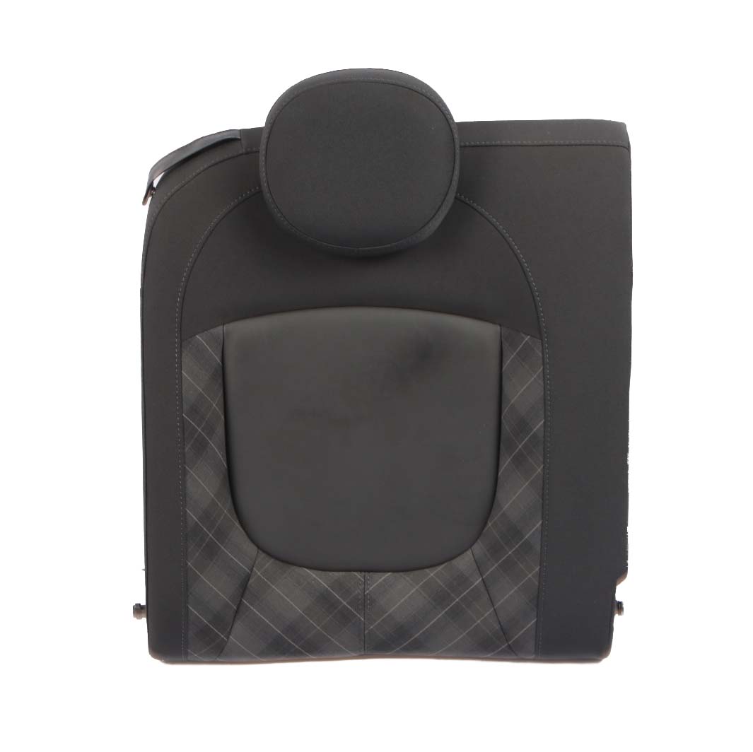 Mini F57 Seat Backrest Cabrio Rear Right O/S Cloth Leather Diamond Black