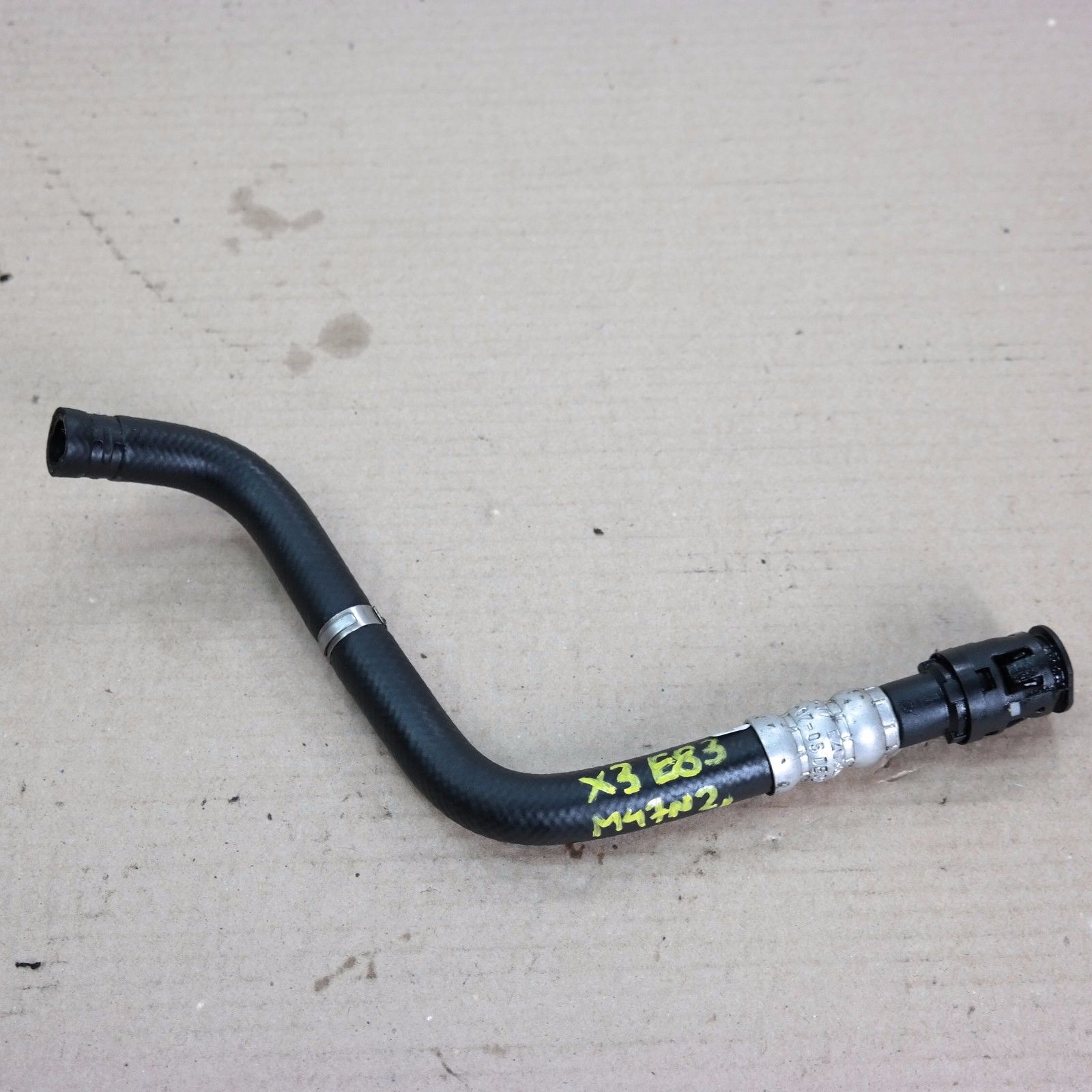 BMW X3 Series E83 2.0d M47N2 Power Steering Radiator Return Hose Pipe 3423921