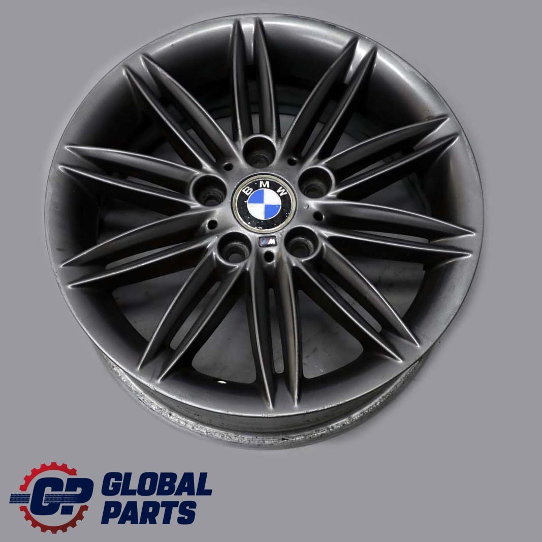 BMW E81 E82 E87 E88 Grau Alu Felge Alufelge 17" 7J ET:47 M Doppelspeiche 207