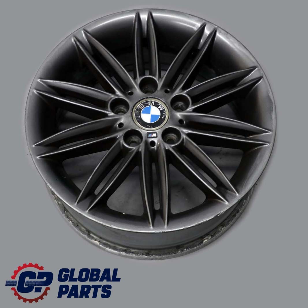 BMW 1 er E81 E82 E87 Grau Alu Felge Alufelge 17" 7J ET:47 M Doppelspeiche 207