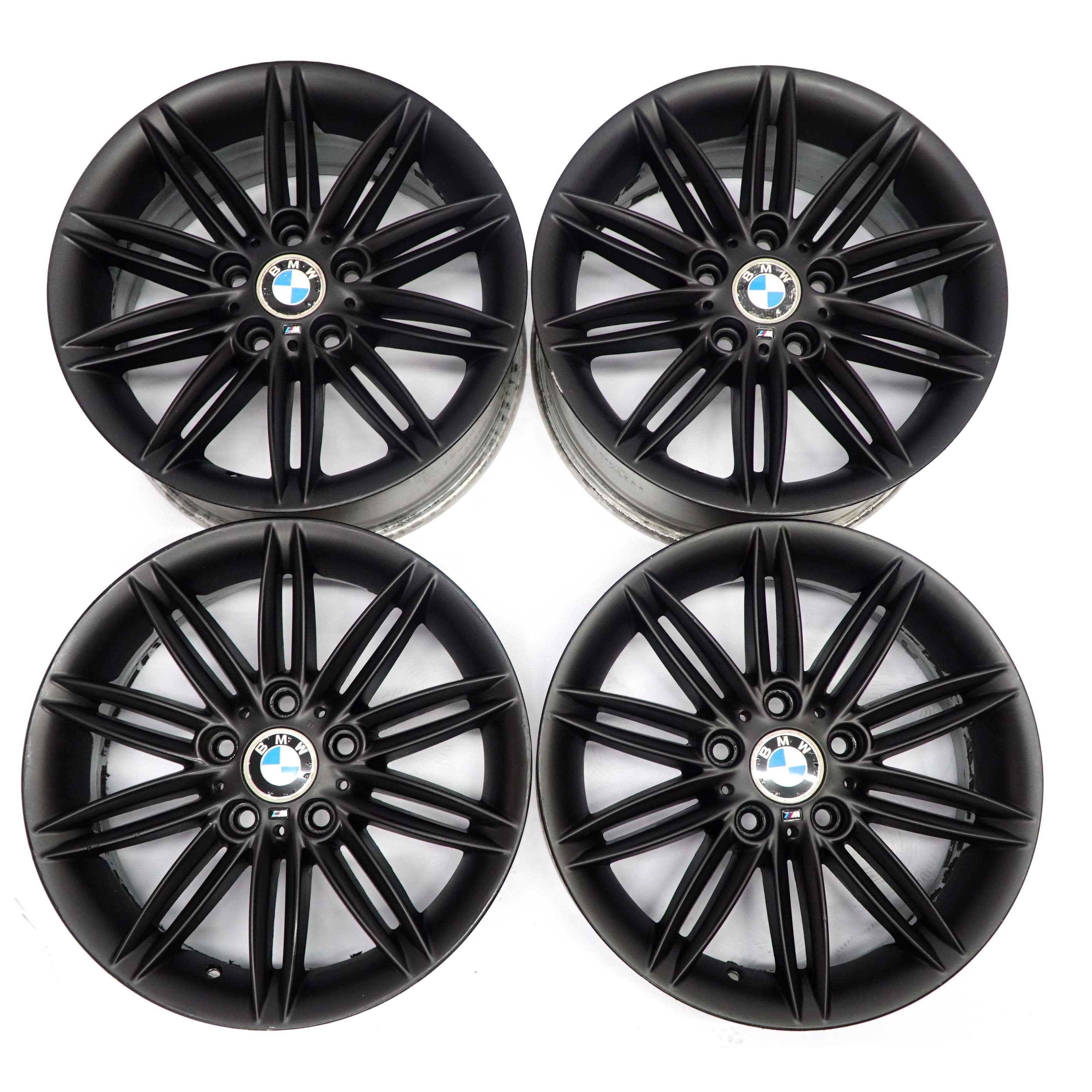 BMW E81 E87 Komplett Set 4x Alufelgen Alu Felge Felgen 17" M Doppelspeiche 207