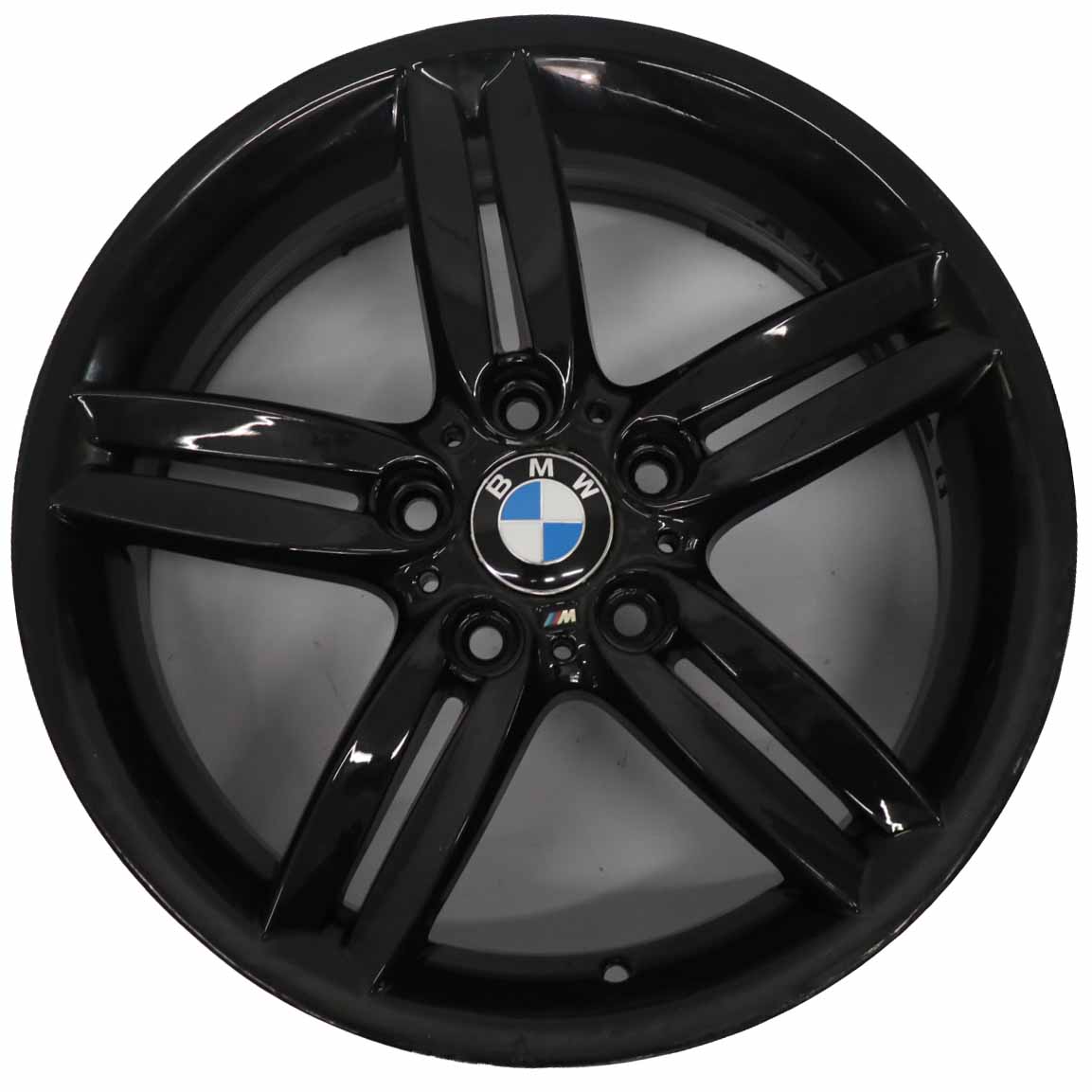 BMW E81 E87 Schwarz  Vorne Alufelge Rad Felge 18" 7,5J M Doppelspeichen 208