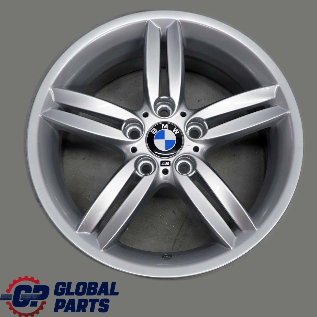 BMW E81 E87 Silber Hinten Alufelge Rad Felge 18" 8J ET:49 M Doppelspeichen 208