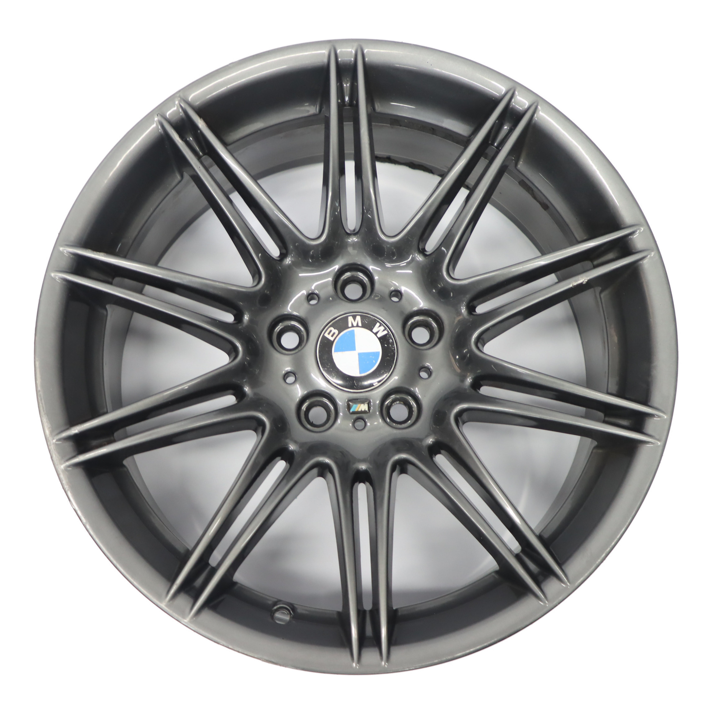 BMW E90 E92 Ferric grau Hinter rad felge 19" M Doppel speiche 225 9J 8037142