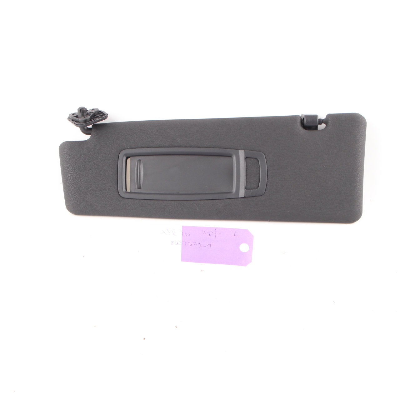 BMW X5 E70 Sun Visor Mirror Make-Up Left N/S Black Schwarz 8037379