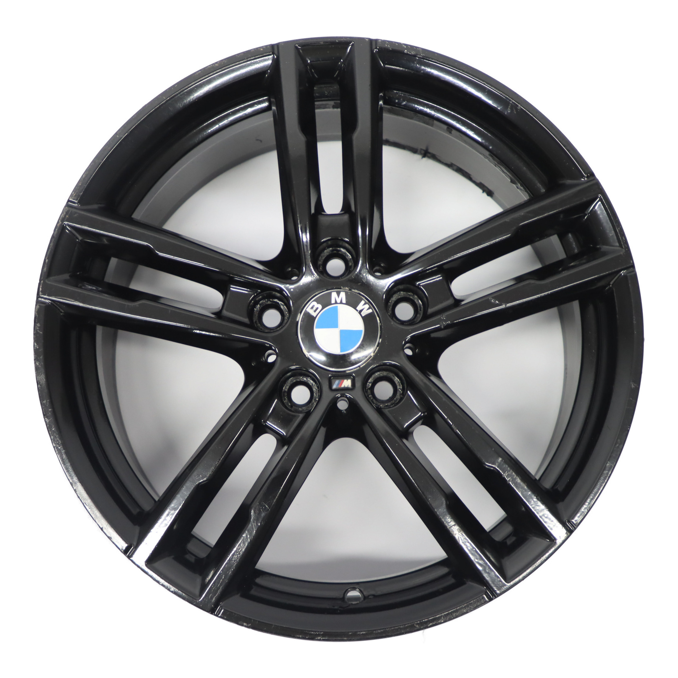 BMW F20 F21 hinten schwarz Leicht metall felge 18" 8J ET:52 8074186