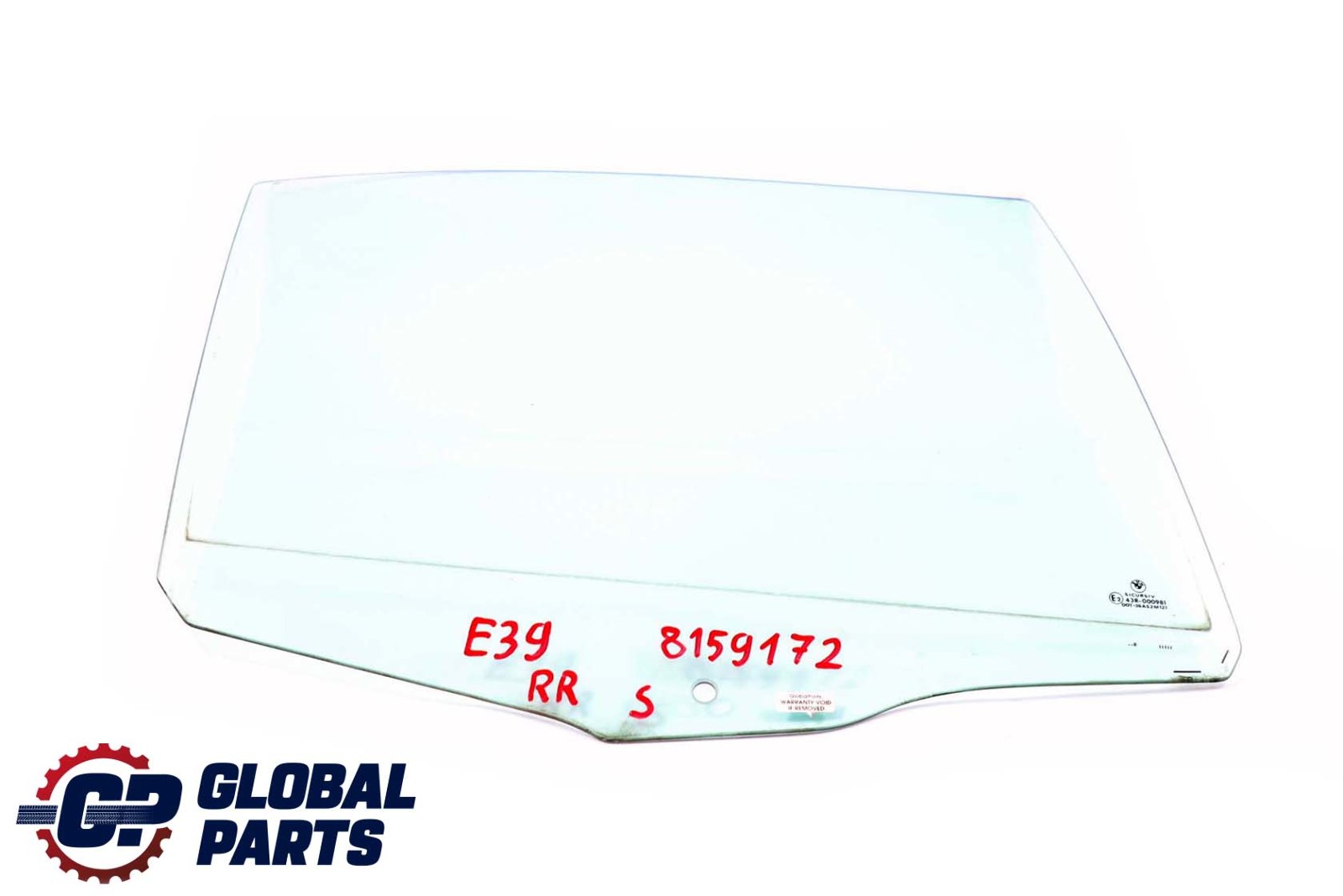 BMW E39 Szyba Boczna Drzwi Tylna Prawa Tył Prawy 8159172