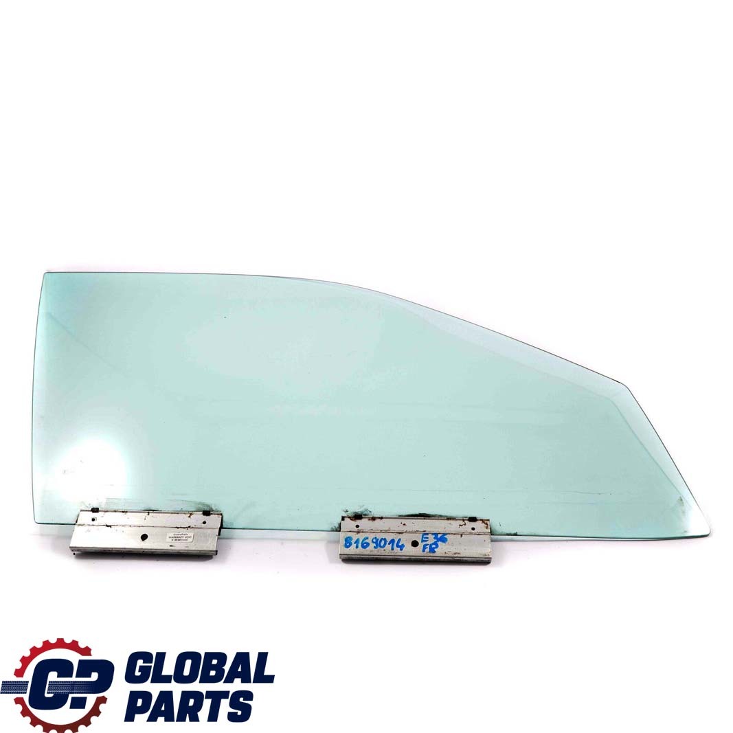 BMW 3 E36 Saloon Touring Front Right O/S Door Green Side Window AS2 8169014