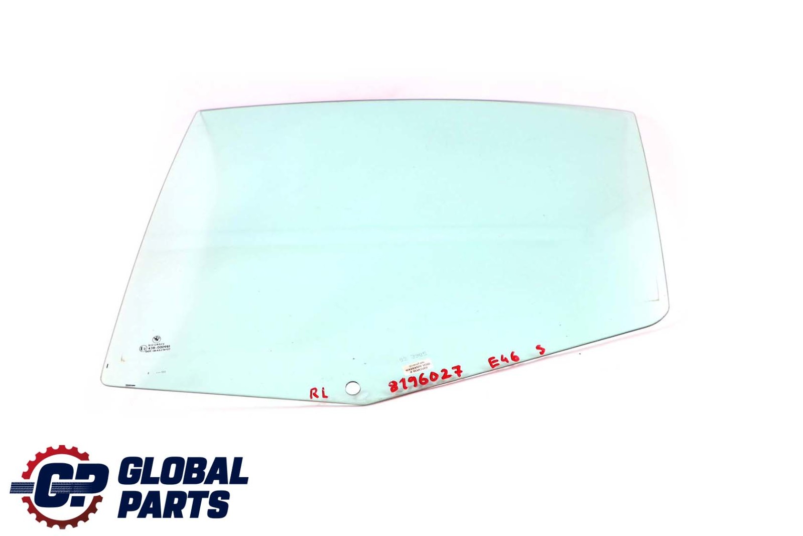 BMW 3 Series E46 Rear Left Door Green Side Window AS2 N/S 8196027