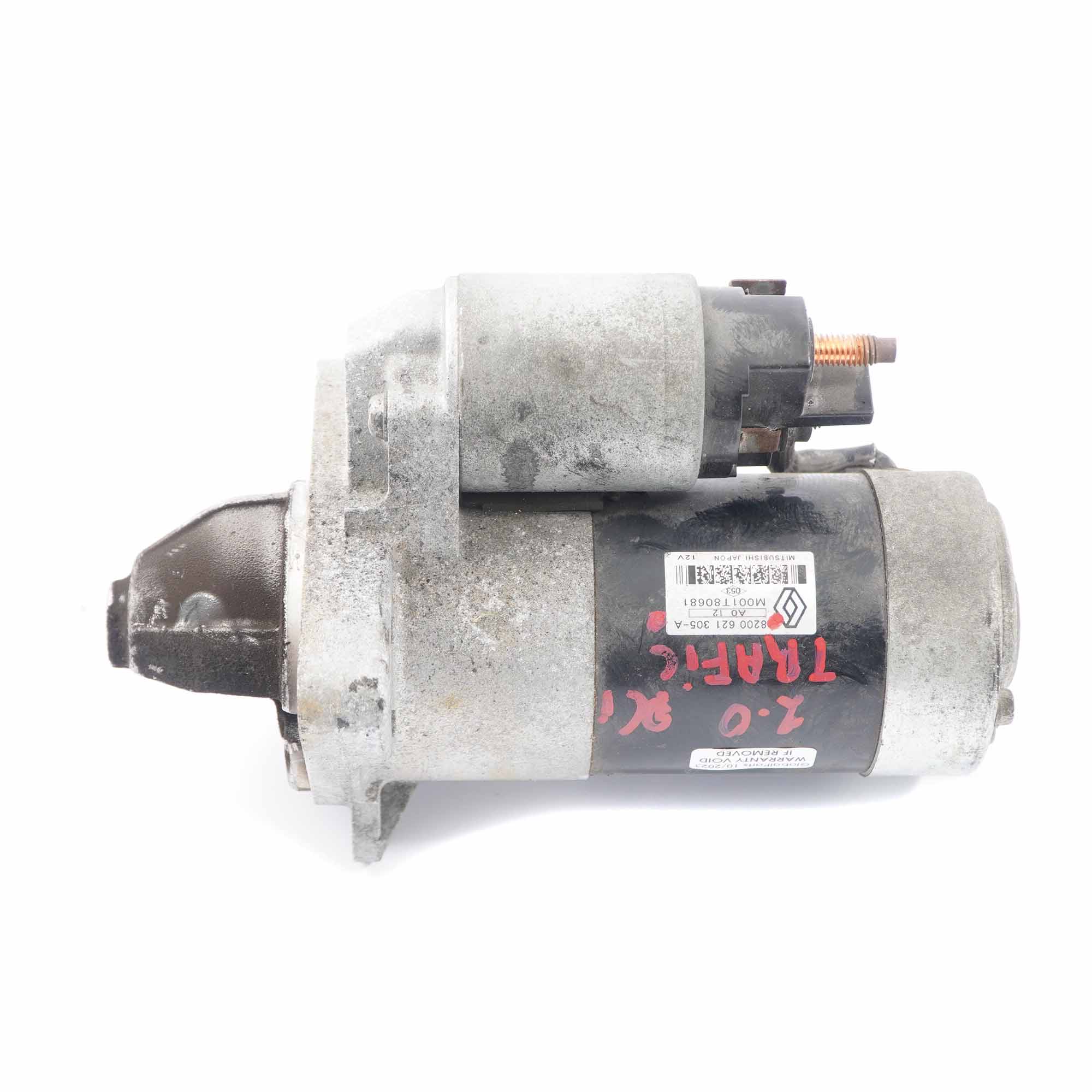 Renault Trafic II Opel Vivaro B 2.0 DCI Diesel Engine Starter Motor 8200621305A