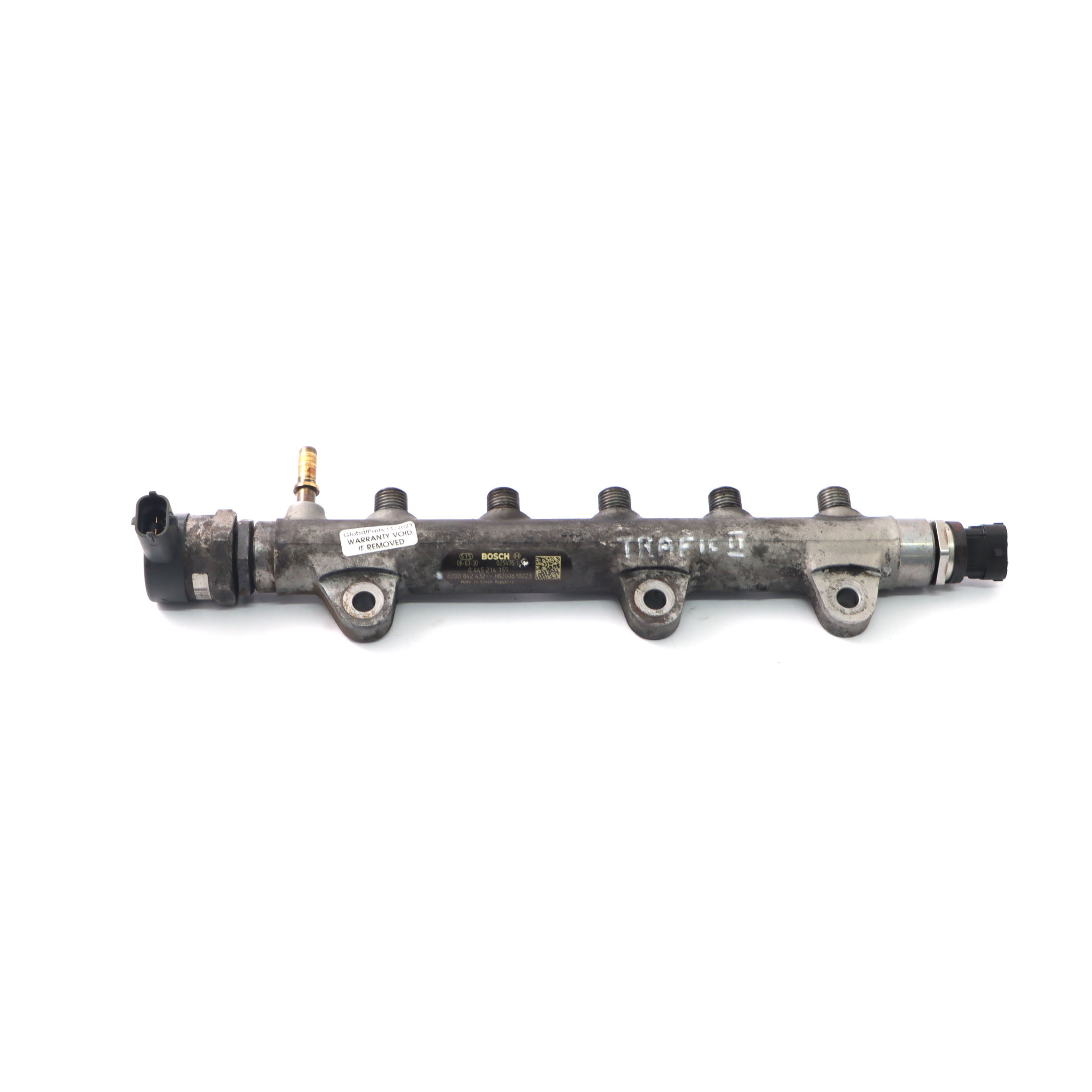 Renault Trafic II Vivaro A 2.0 DCI CDTI Fuel Injector Rail 8200842432