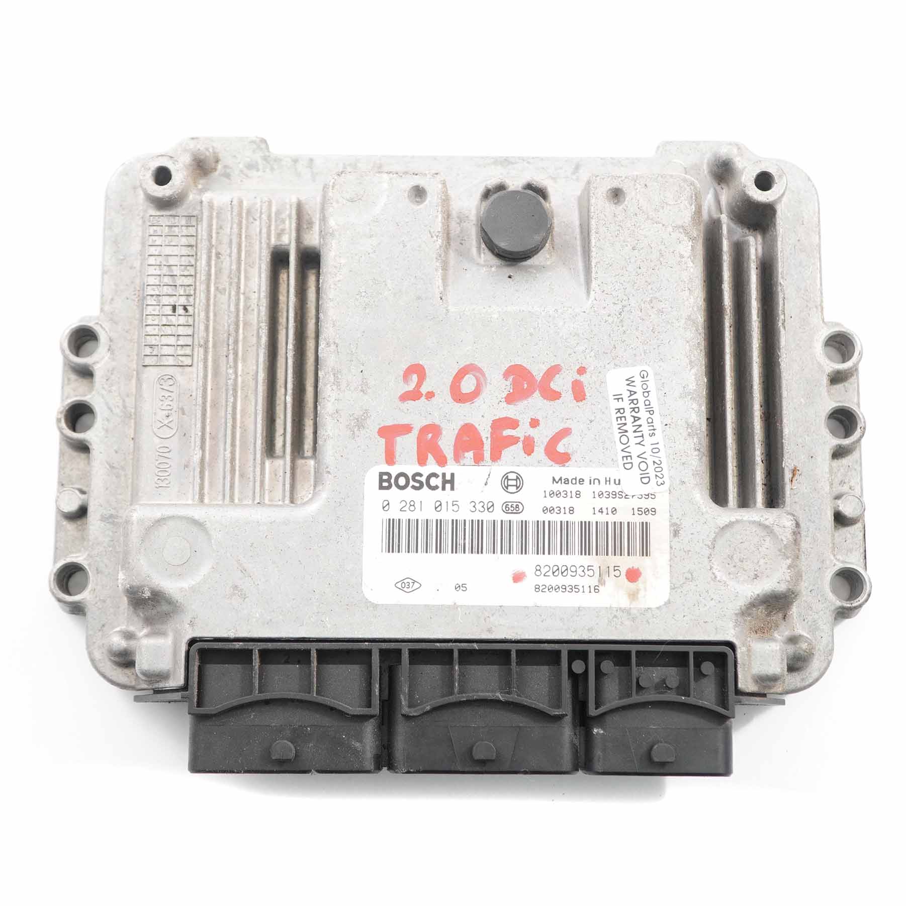 Renault Trafic F83 M9R 2.0 DCI Motor steuergerät Modul ECU 8200935115 Handbuch