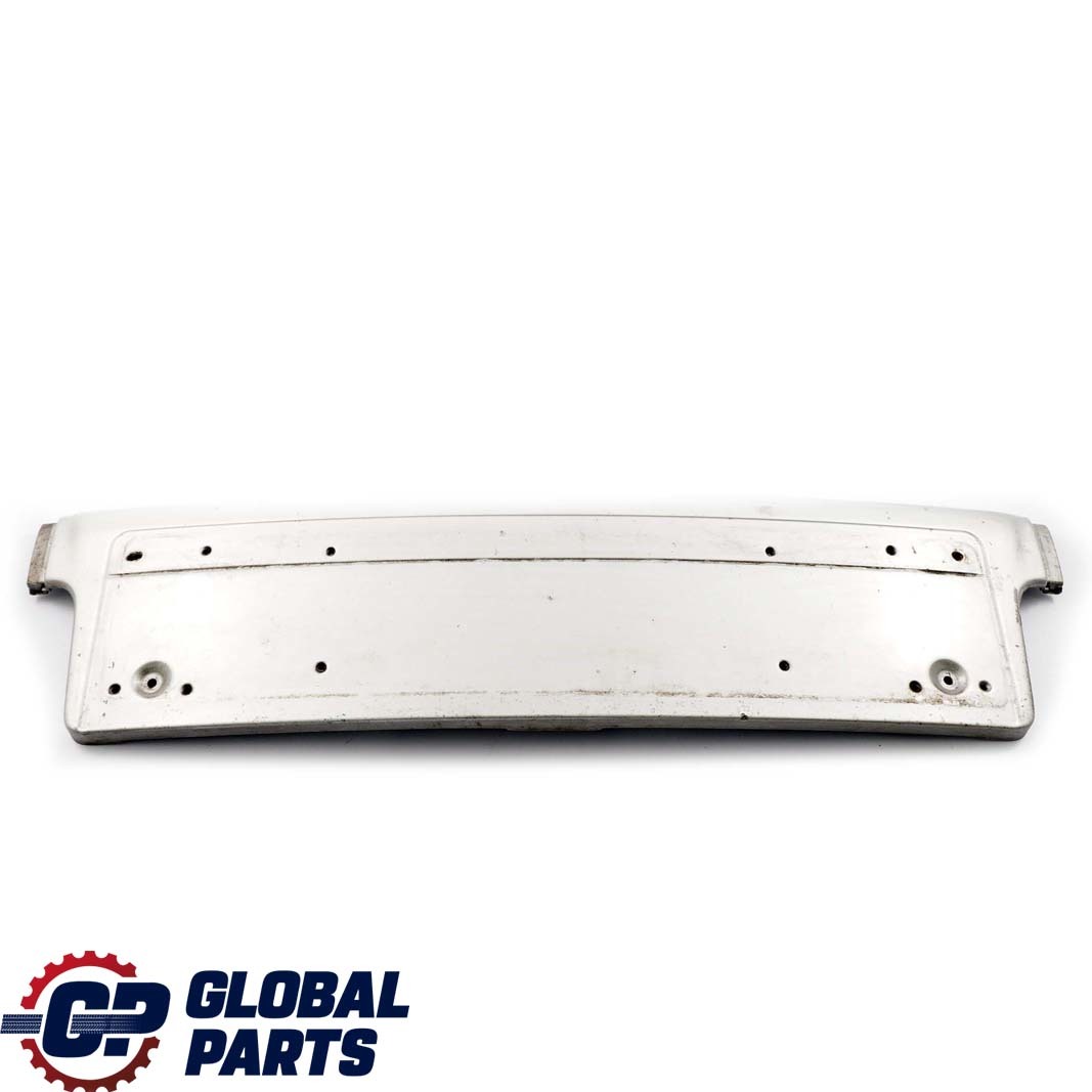 BMW 7 Series E65 E66 Front Bumper Licence Plate Base Titansilber Silver 8223229