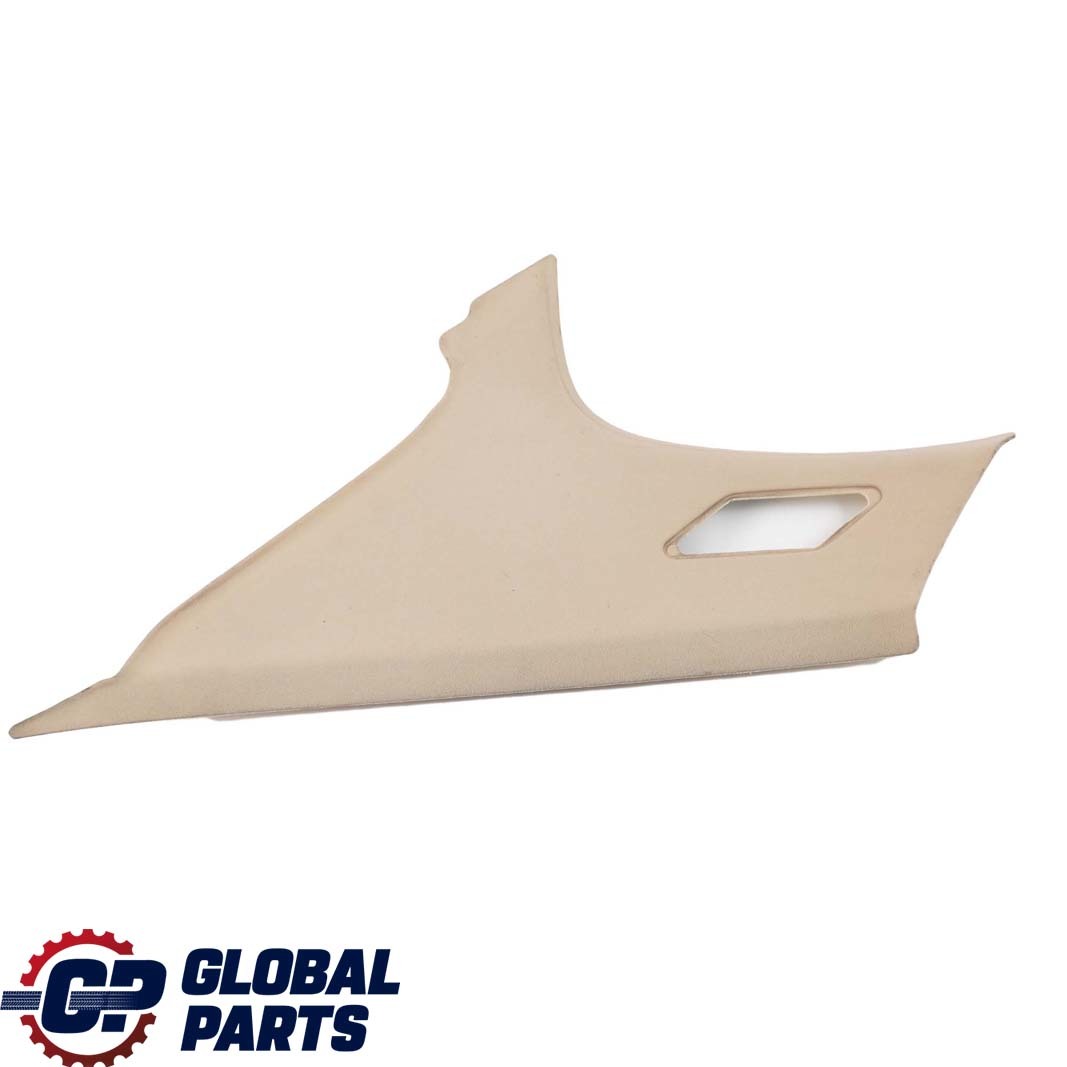 BMW 3 E46 Saloon Trim Cover Panel C-Pillar Rear Right O/S Light Beige 8222346