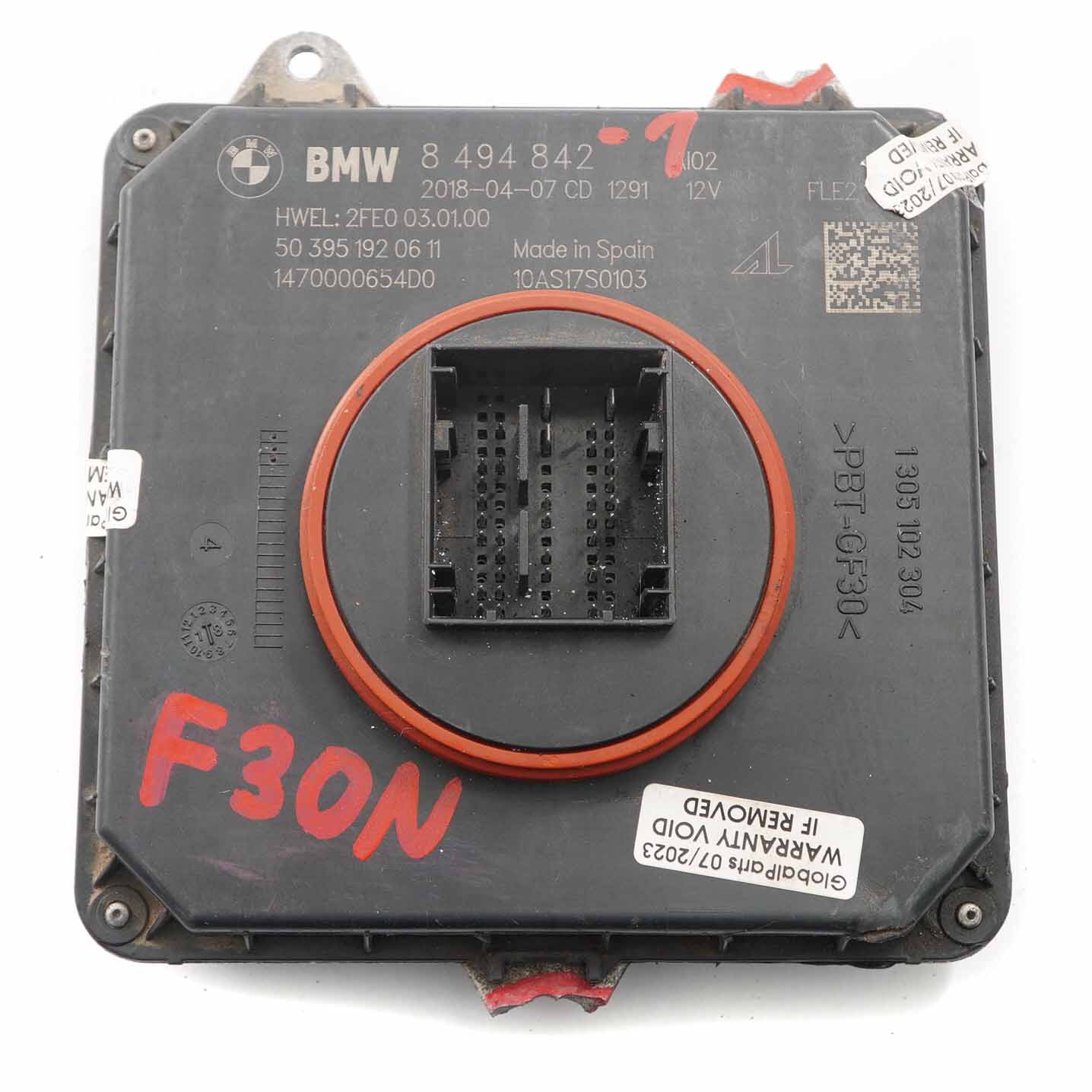 BMW F30 LCI LED Headlight Level Control Ballast Module 8494842