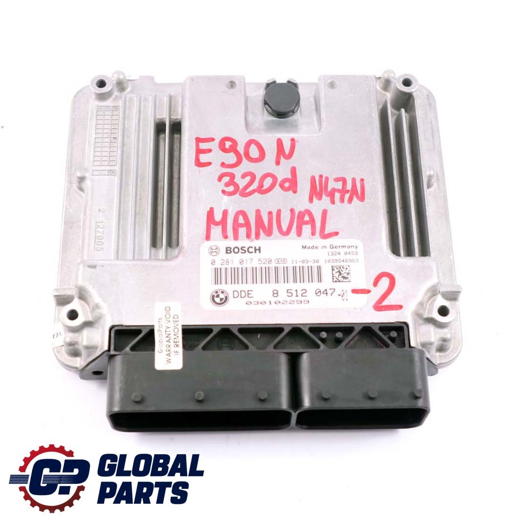 BMW E90 E91 LCI N47N 320d ECU Básica Unidad de Control DDE 8512047 Manual