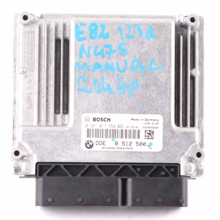 BMW E81 E82 E87 LCI E88 123d N47S 204HP Motoreinheit ECU DDE 8512500 Manual