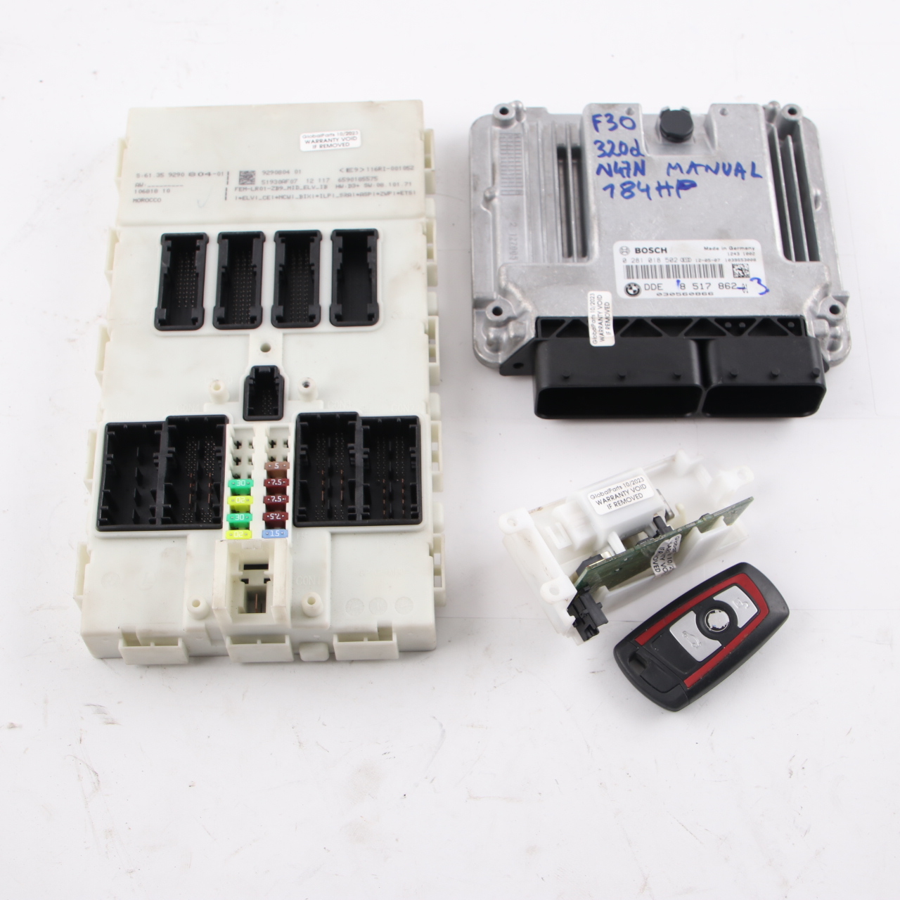 BMW F20 F30 120d 320d 420d Diesel N47N 184HP ECU Kit DDE 8517862 Schlüssel FEM