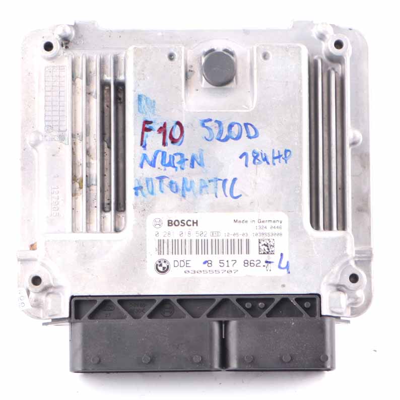 BMW F10 F20 F30 520d 120d 320d N47N 184HP Motoreinheit ECU DDE 8517862 Automatik