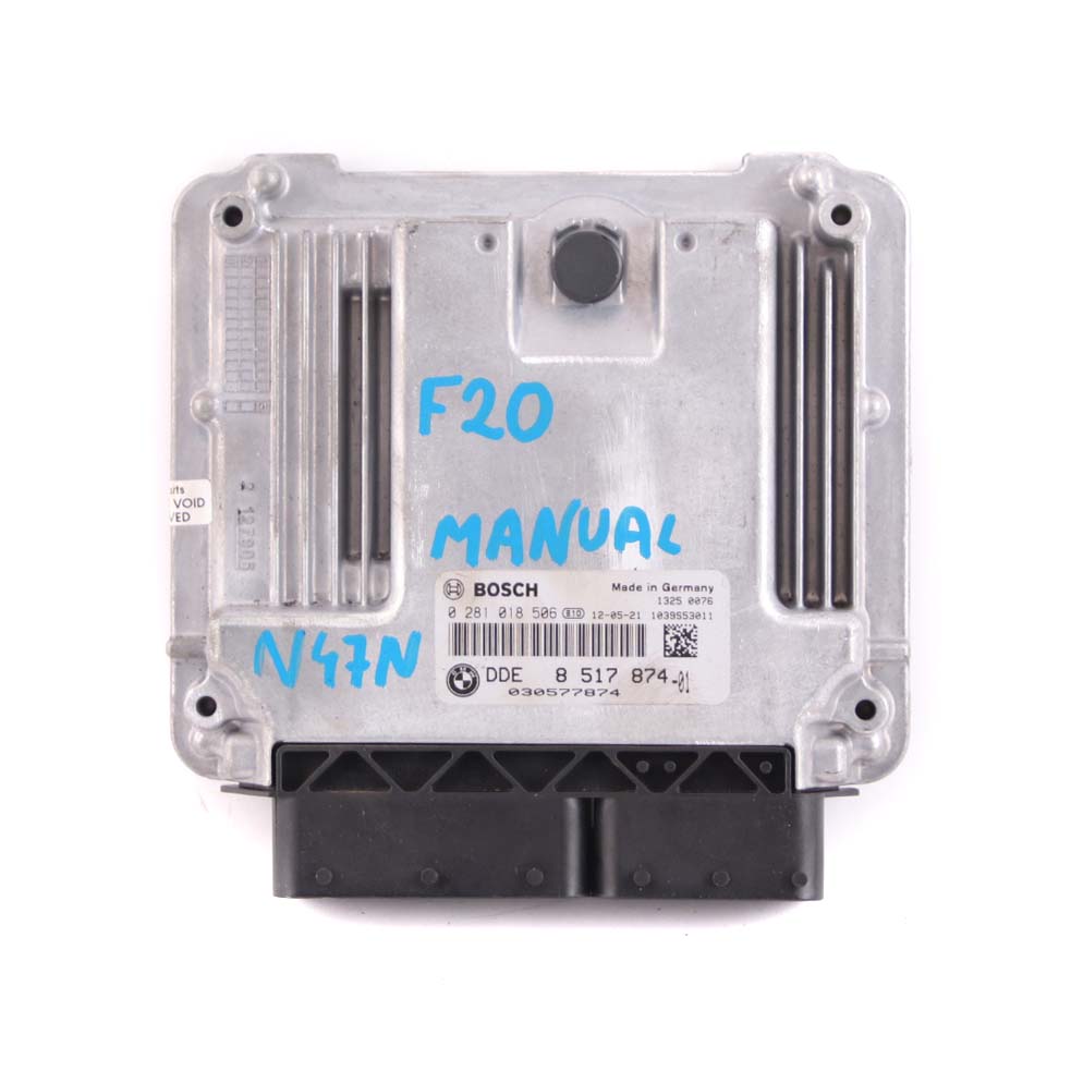 BMW F20 F21 F30 116d 316d Diesel N47N Motorsteuergerät ECU DDE 8517874 Handbuch