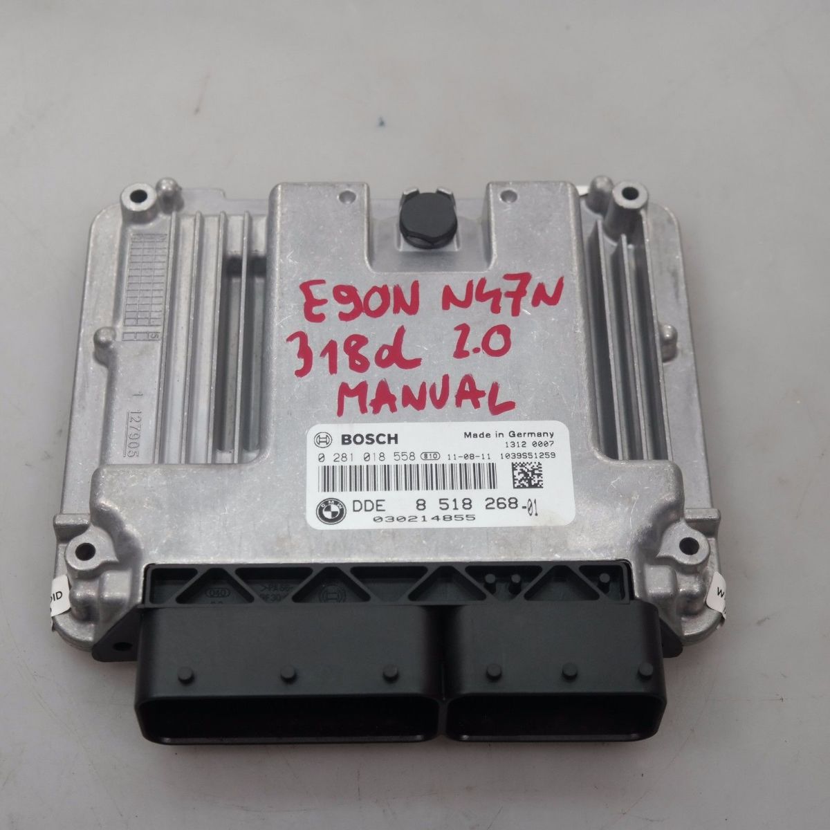 BMW 3 Series E90 E91 LCI N47N 318d Diesel Engine Control Unit DDE ECU 8518268