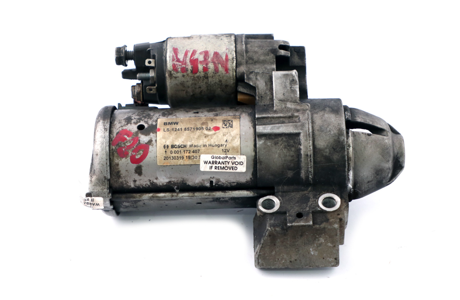 BMW 1 2 3 er F20 F21 F22 F30 N47N Diesel Engine Starter Motor 8571905