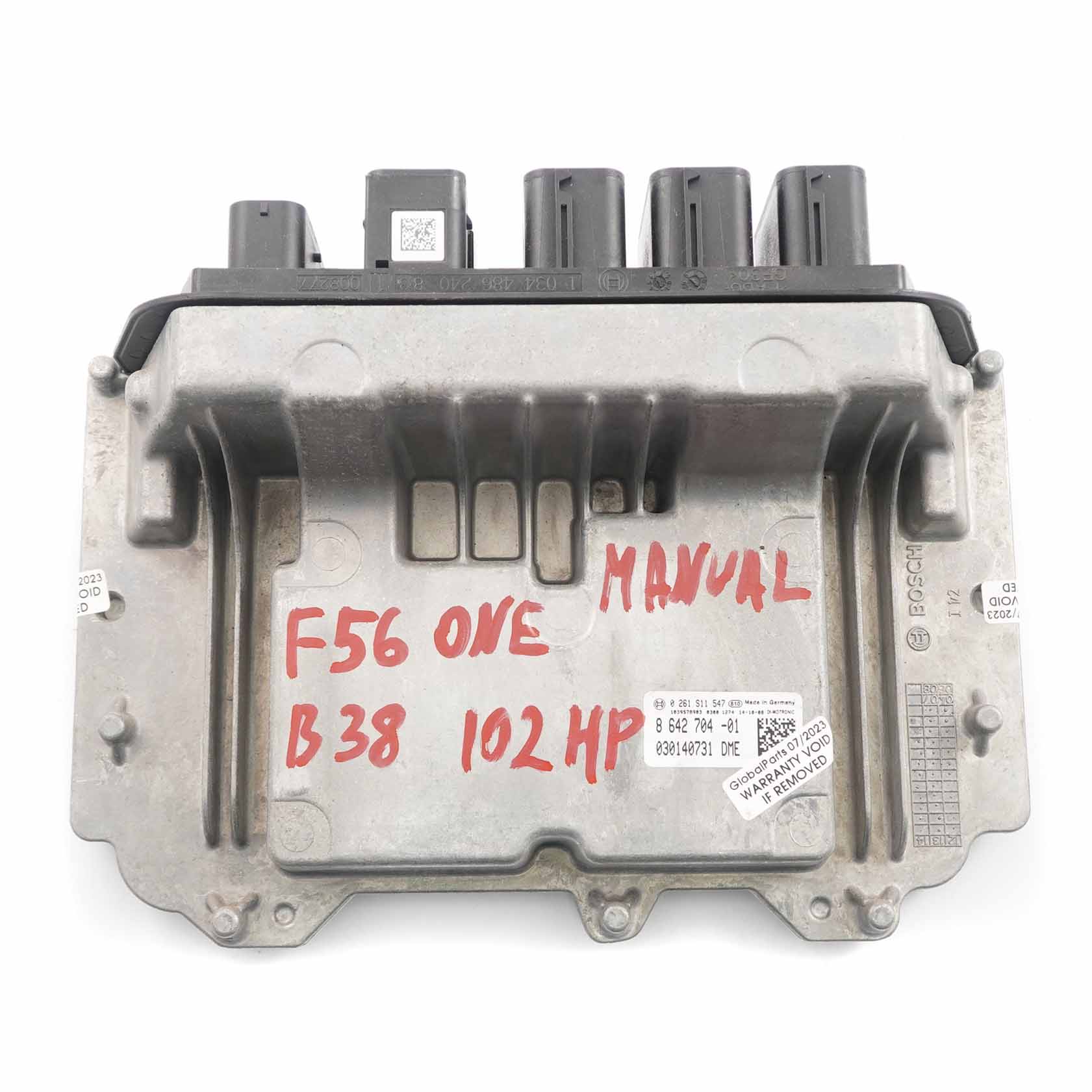 Mini One F56 B38 102HP Motor Gasolina ECU Unidad Control DDE 8642704 Manual