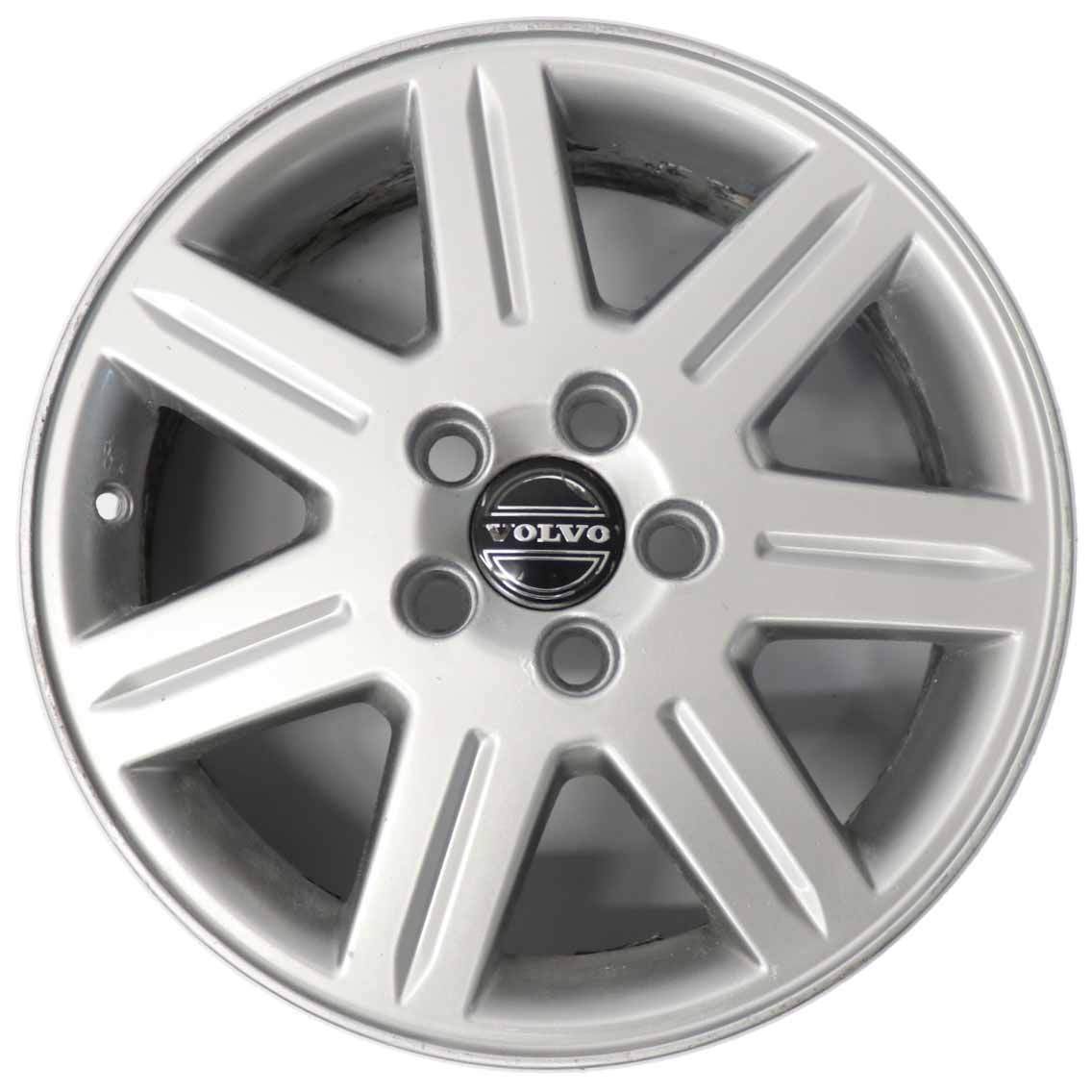 Volvo C30 S40 V50 Silberne Leichtmetallfelge 16" ET:52,5 6,5J 7 Speichen 8665466