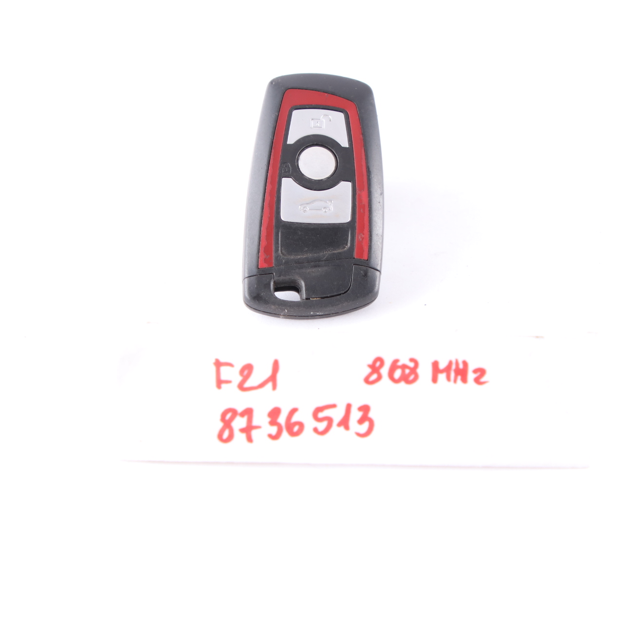 Remote Key BMW F20 F21 F30 F31 Sport Line 868 MHZ Radio Control Alarm Button Red