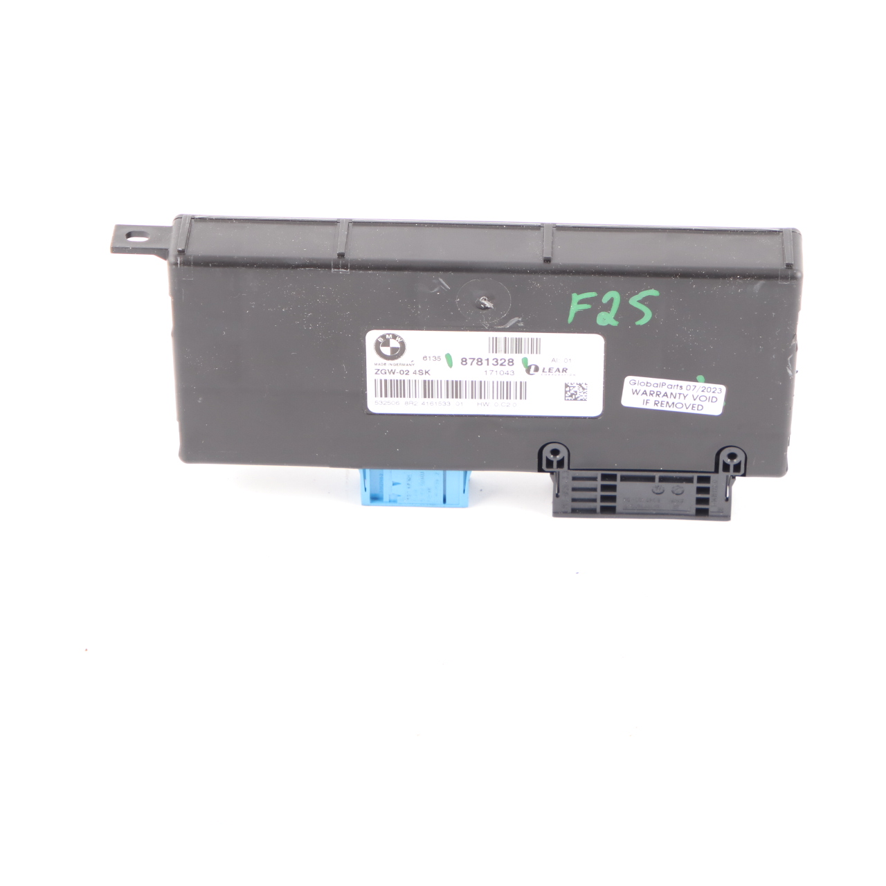 BMW X3 F25 Central Gateway Module Control Unit Lear ZGW-02 4SK 8781328