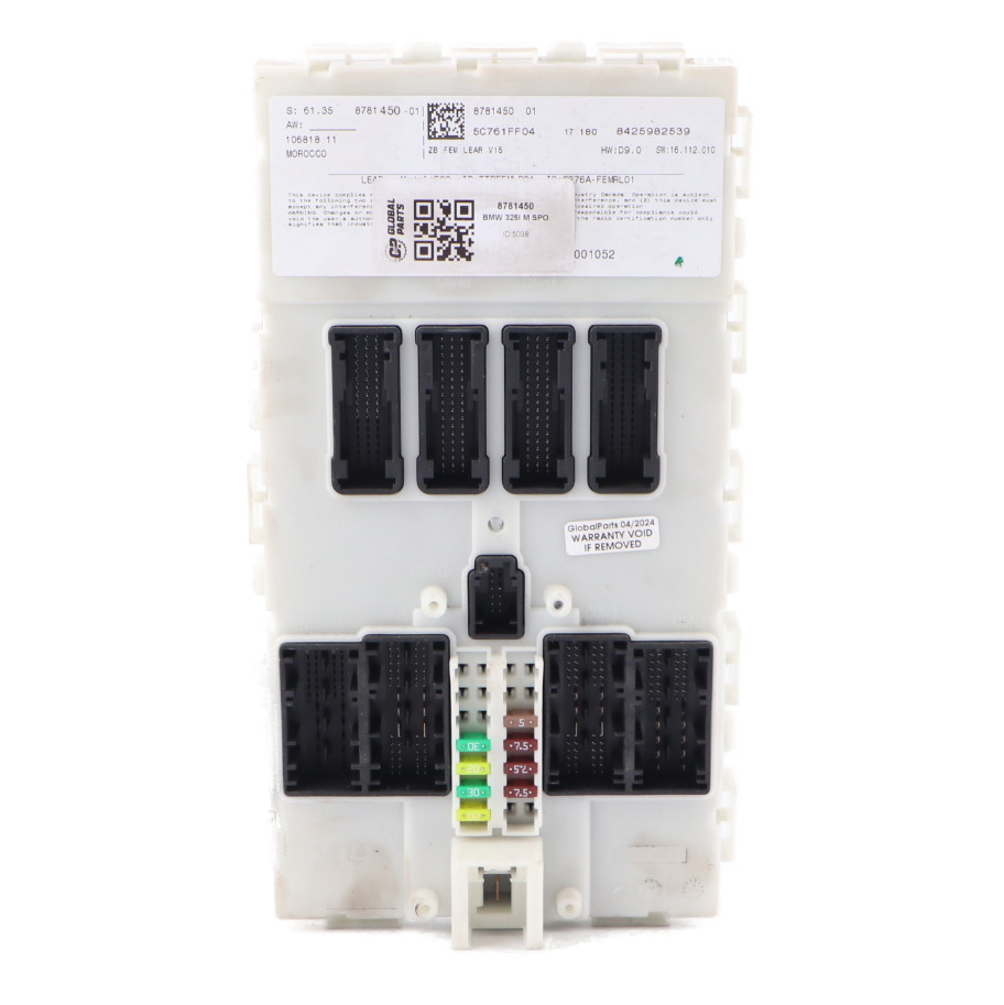 Fem Module BMW 325i M Sport Fuse Box Control Module Unit 8781450