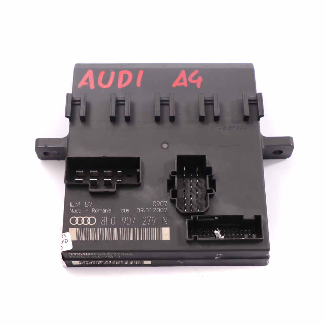 Audi A4 B7 Body Control Module BCM Comfort Control Unit Power Supply 8E0907279N