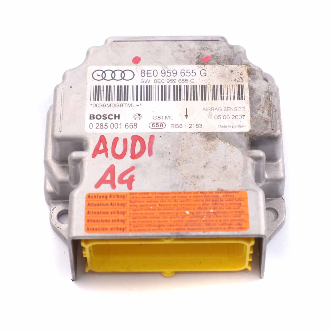 Airbag Module Audi A4 B6 B7 ECU Control Unit Crash Sensor Air Bag 8E0959655G