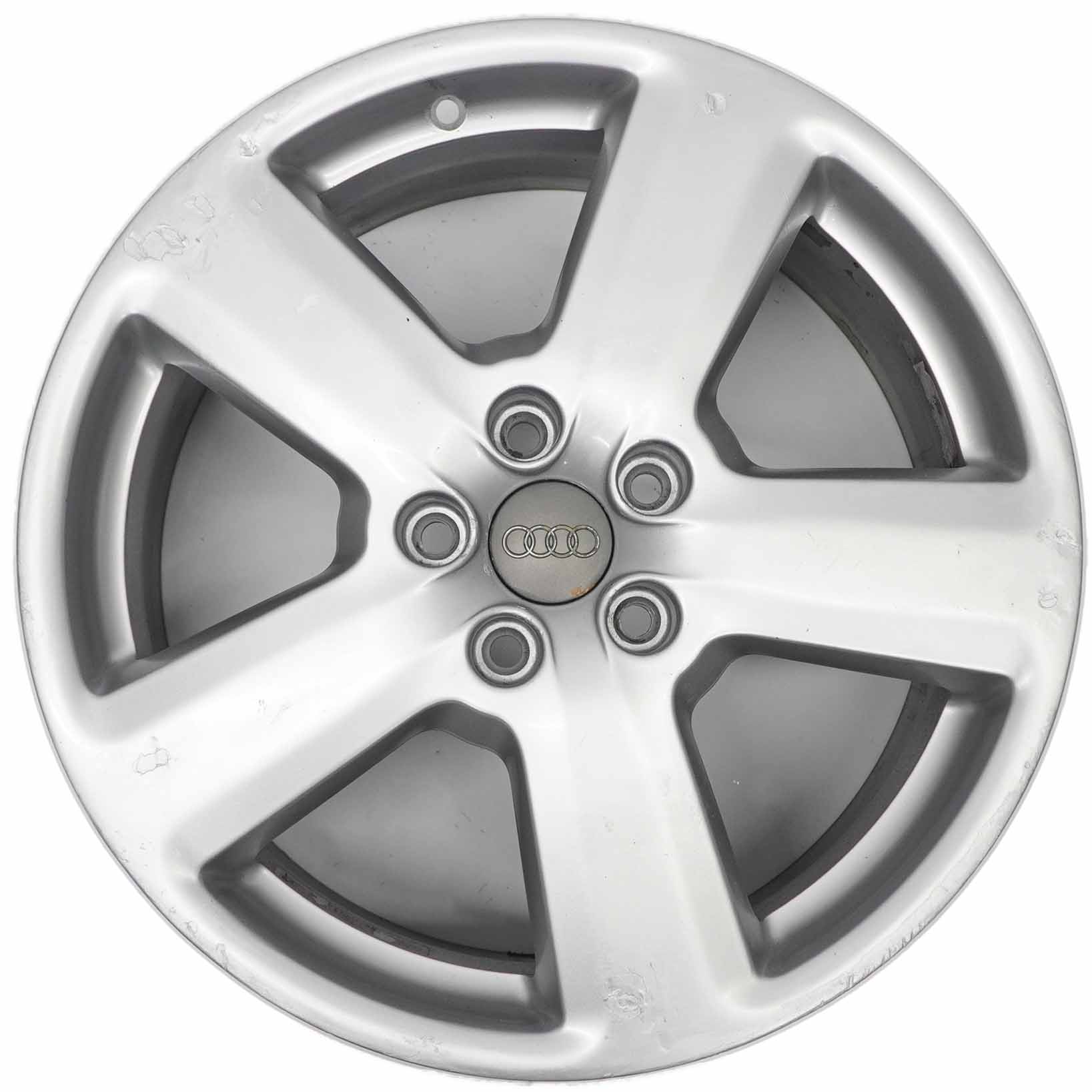 Audi A3 8P Silberne Leichtmetall felge 18" ET:54 7,5J 8P0601025S