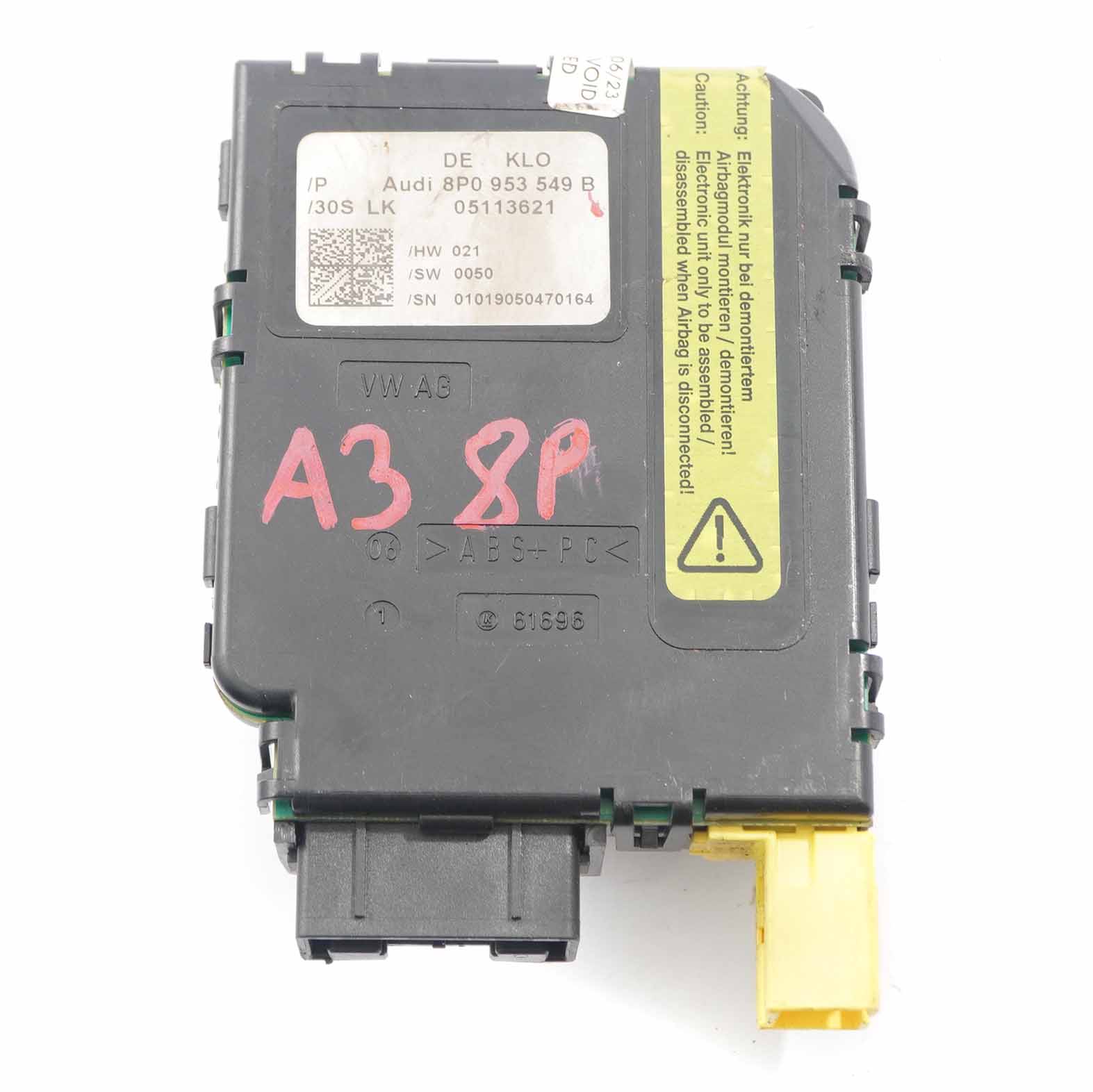 Audi A3 8P Lenkrad position Winkel sensor Steuergerät Modul 8P0953549B