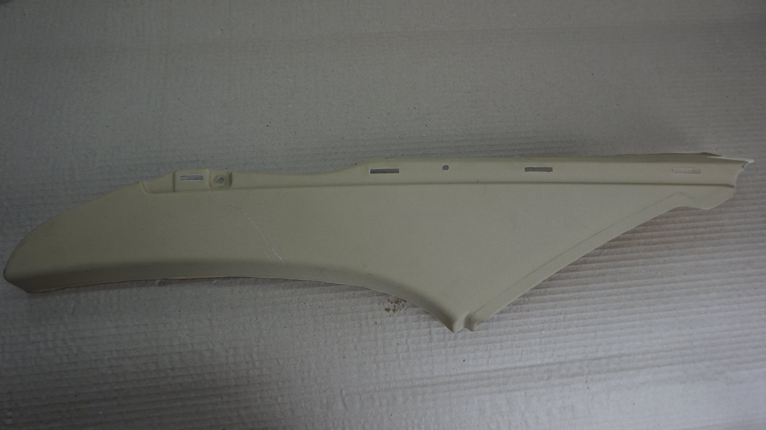 BMW 7 Series E65 E66 Trim Panel C-Column Front Right Beige O/S 8223690