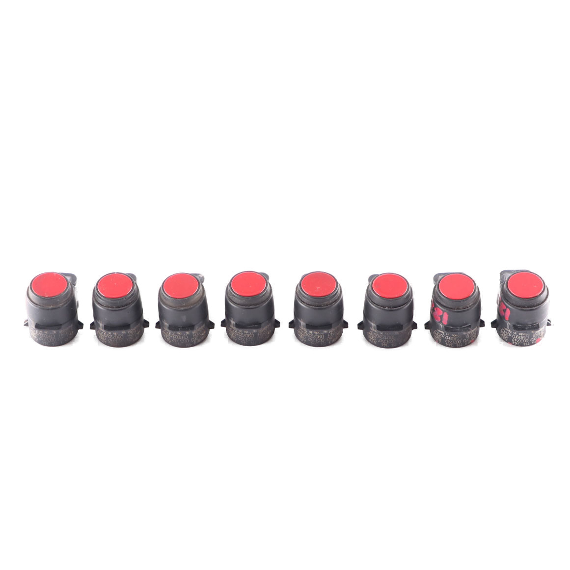 8 x Parking Sensor BMW E81 E87 E90 Ultrasonic PDC Crimson Red A61 Set 9114344