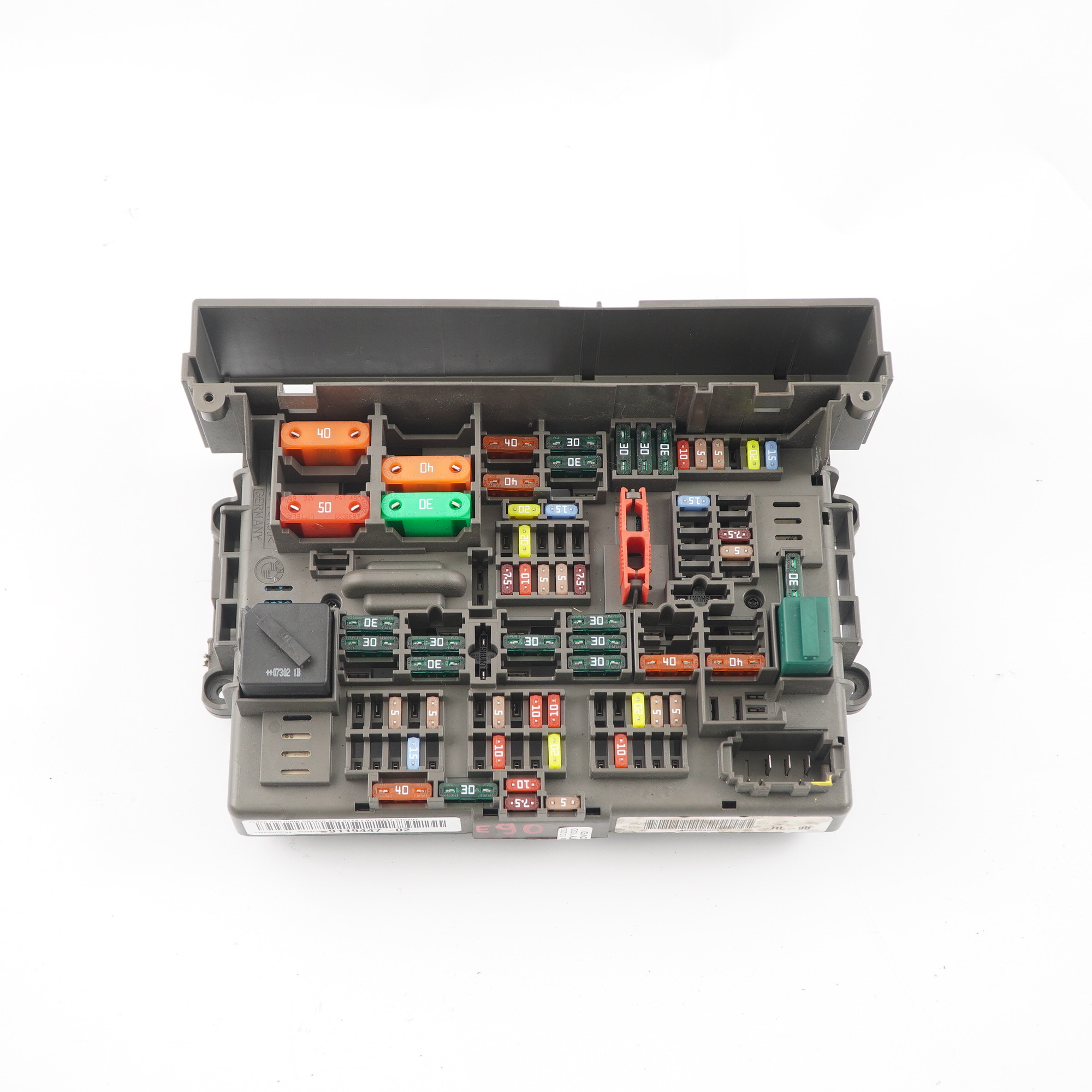 BMW 3 Series E90 E91 E92 Power Distribution Fuse Box Front 9119447