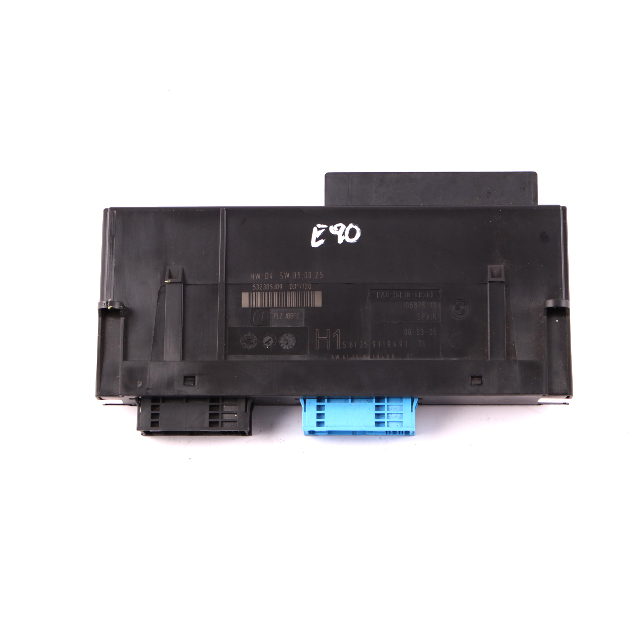 BMW 3 Series E90 ECU Body Control Module Unit Junction Box H1 PL2 JBBFE 9119491