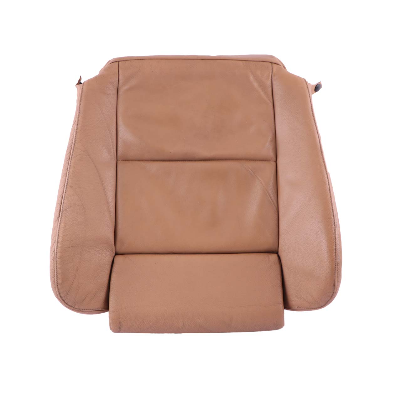 BMW 5 E60 E61 2 Front Left Right Sport Seat Leather Cover Panel Natural Brown