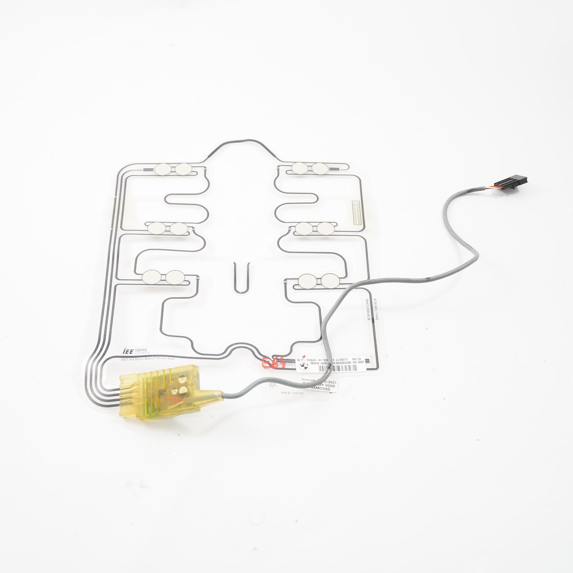 BMW E63 E64 LCI Fahrersitz Belegung Sensor Mat Steuergerät Modul 9126457