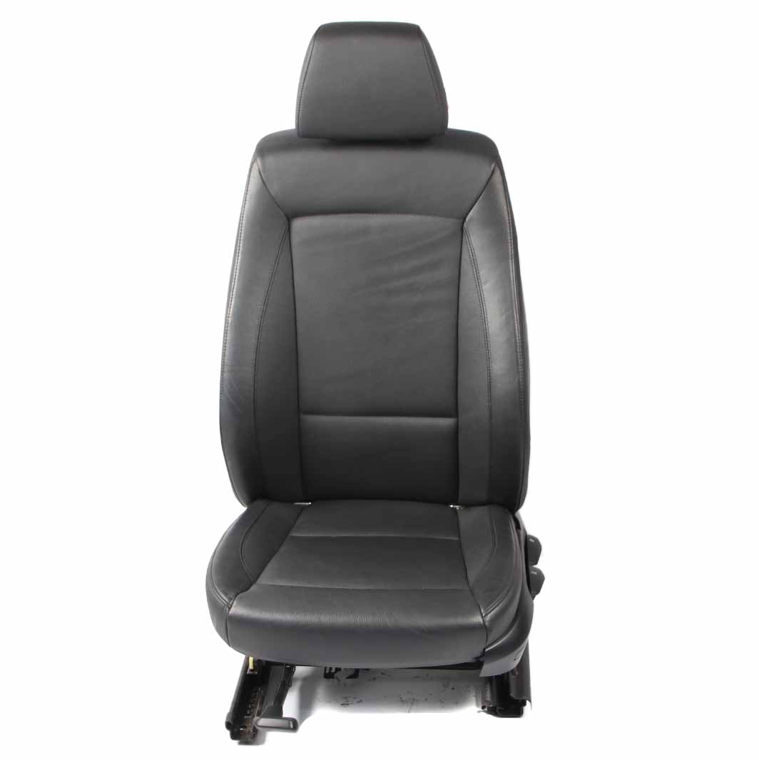 BMW Series E87 LCI Black Leather Front Left N/S Interior Seat