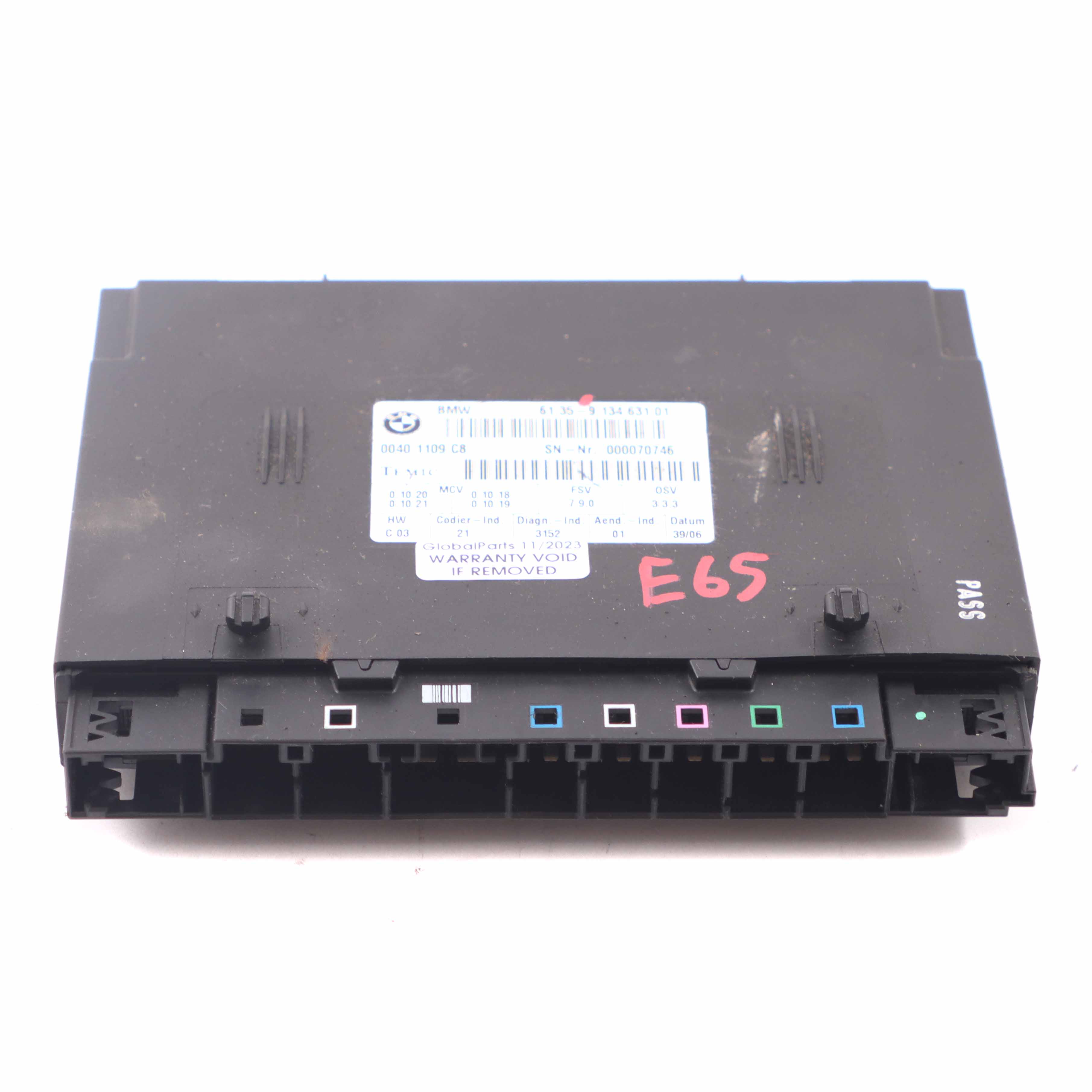 Sitz modul BMW E65 E66 Vorder sitz steuergerät ECU 9134631