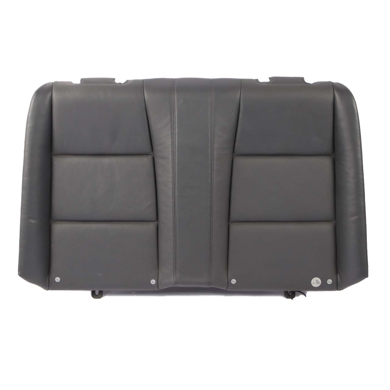 BMW E88 Rear Seat Backrest Convertible Cabrio Cover Leather Boston Black