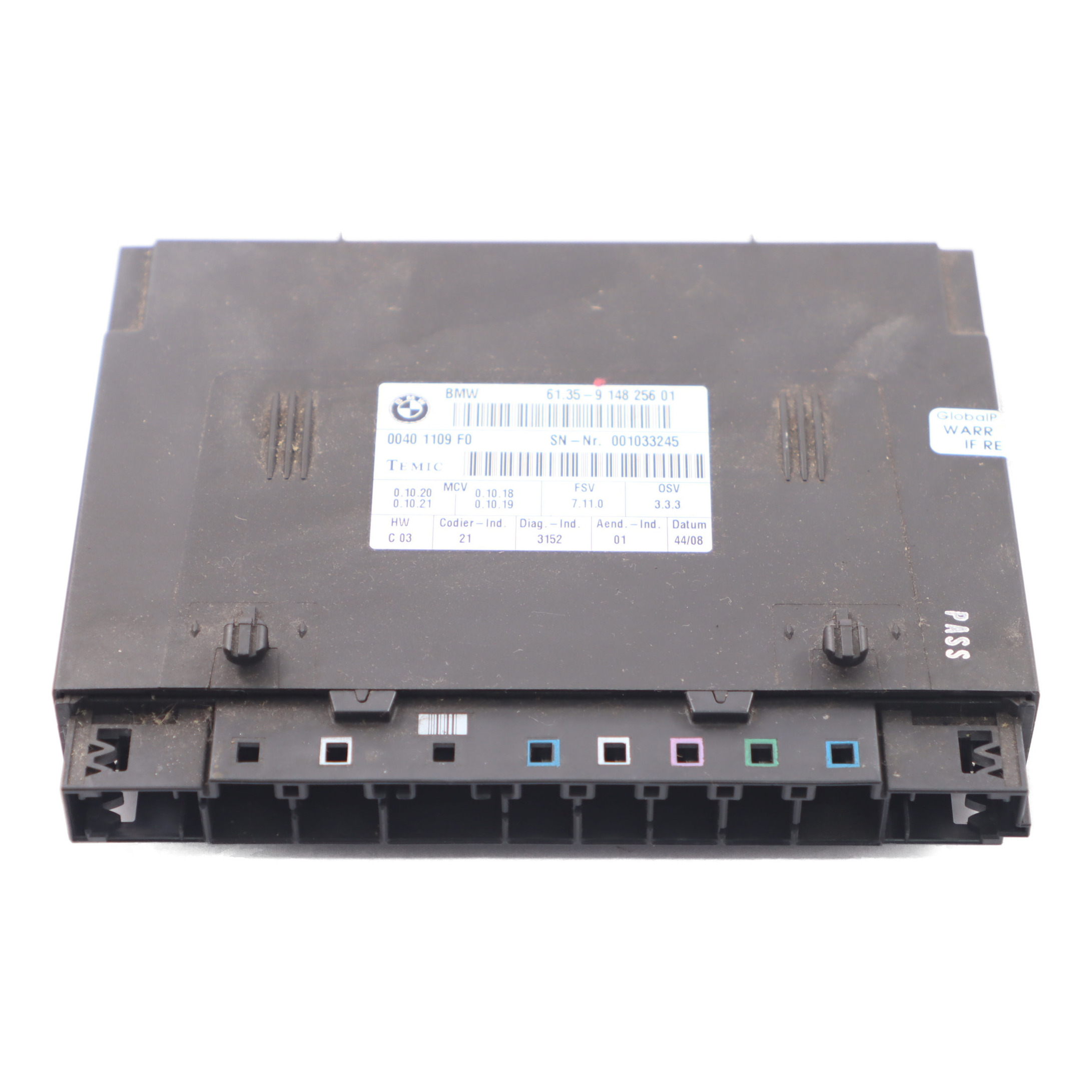 BMW E60 Vordersitz Steuergerät Modul ECU Rechts Temic 9148256