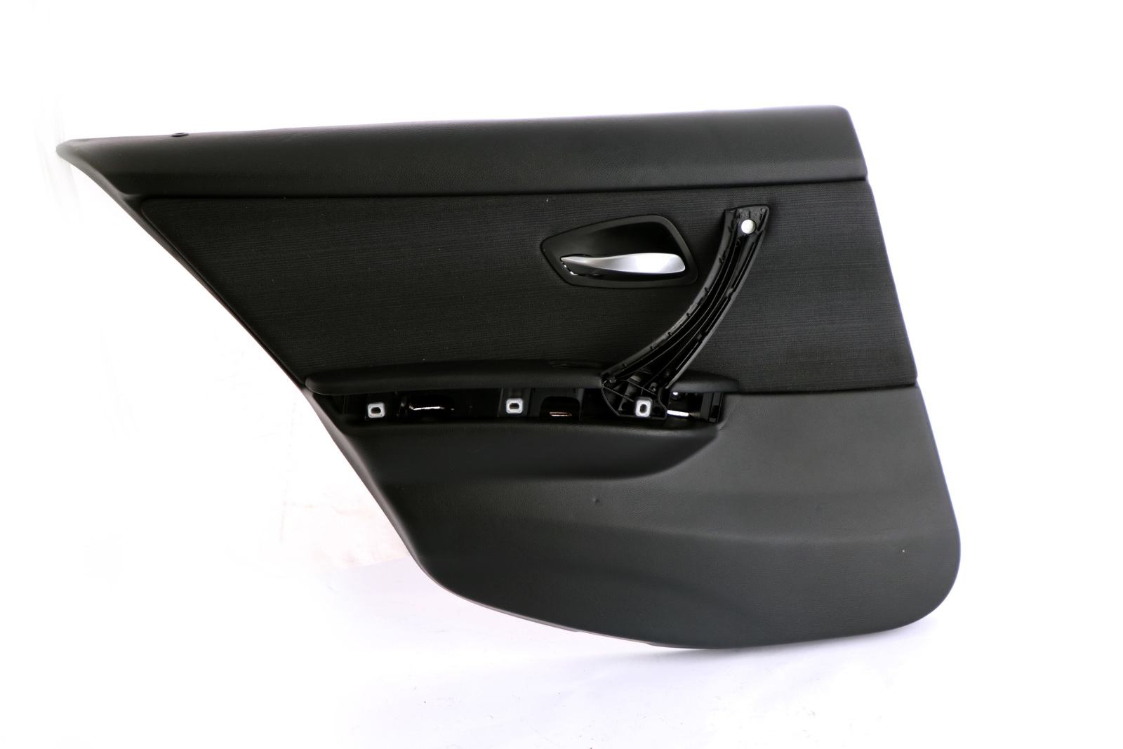 BMW 3 Series E90 Rear Left N/S Door Card Cloth Citrus Black Trim Panel