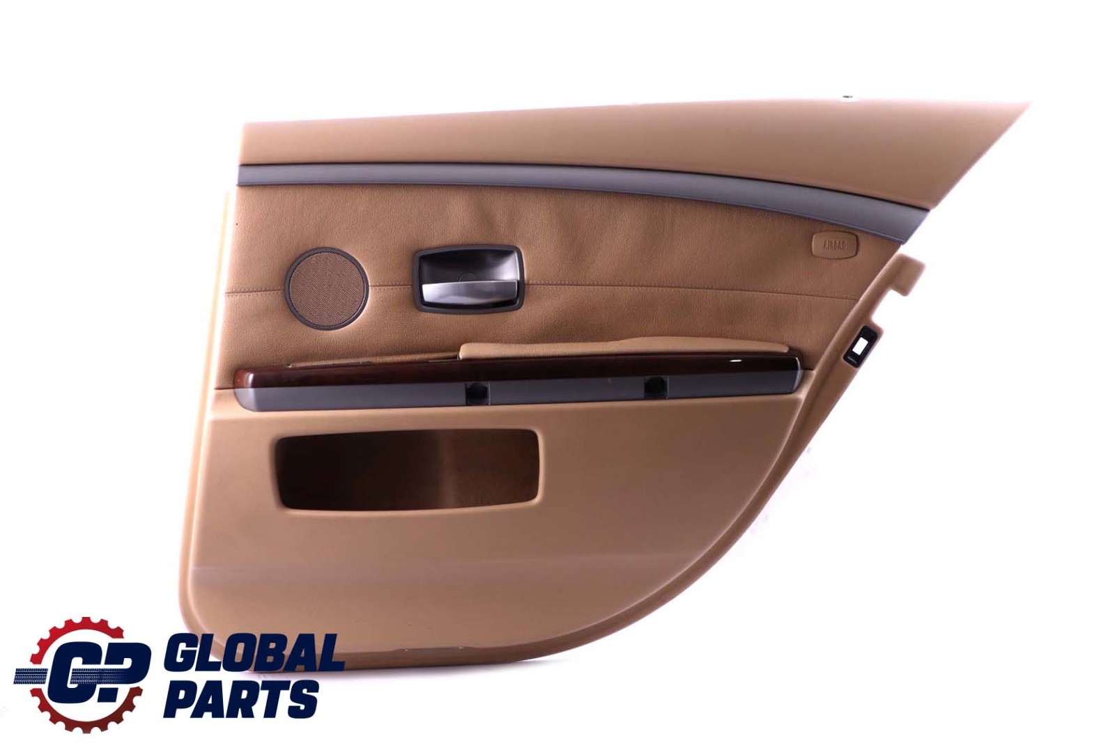 BMW 7 E65 Boczek Drzwi Prawy Tył Beige Skóra